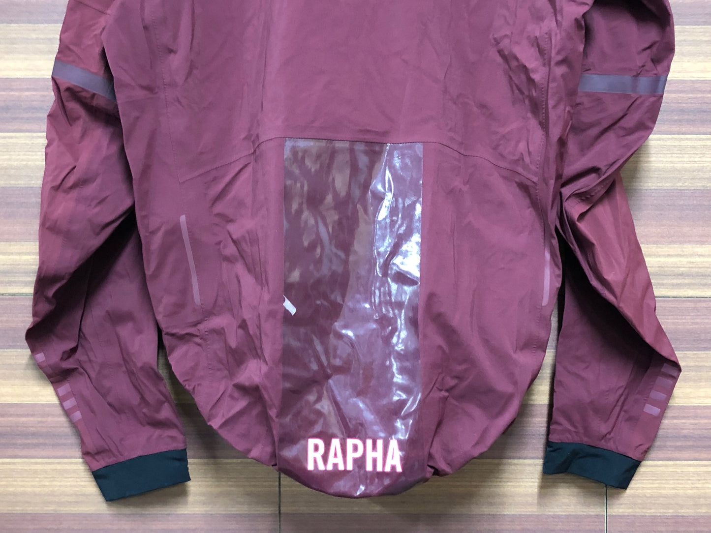 IJ594 ラファ Rapha PRO TEAM RACE CAPE 長袖 サイクルジャケット バーガンディ M