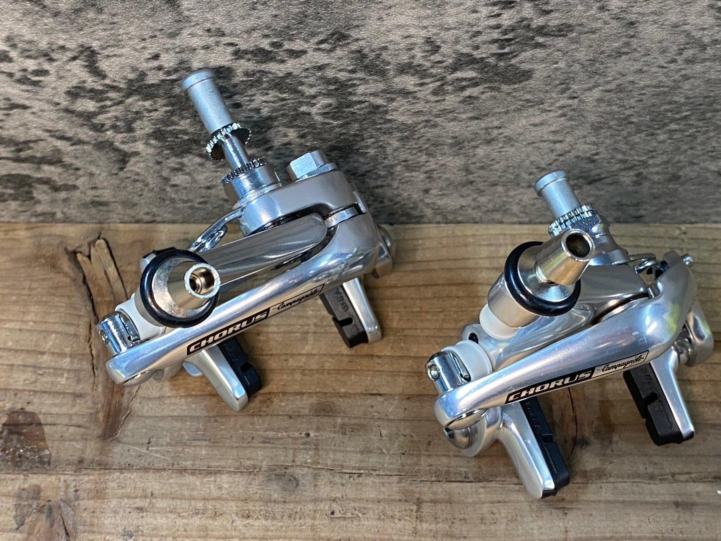 IT898 カンパニョーロ CAMPAGNOLO CHORUS キャリパーブレーキ 前後セット シルバー