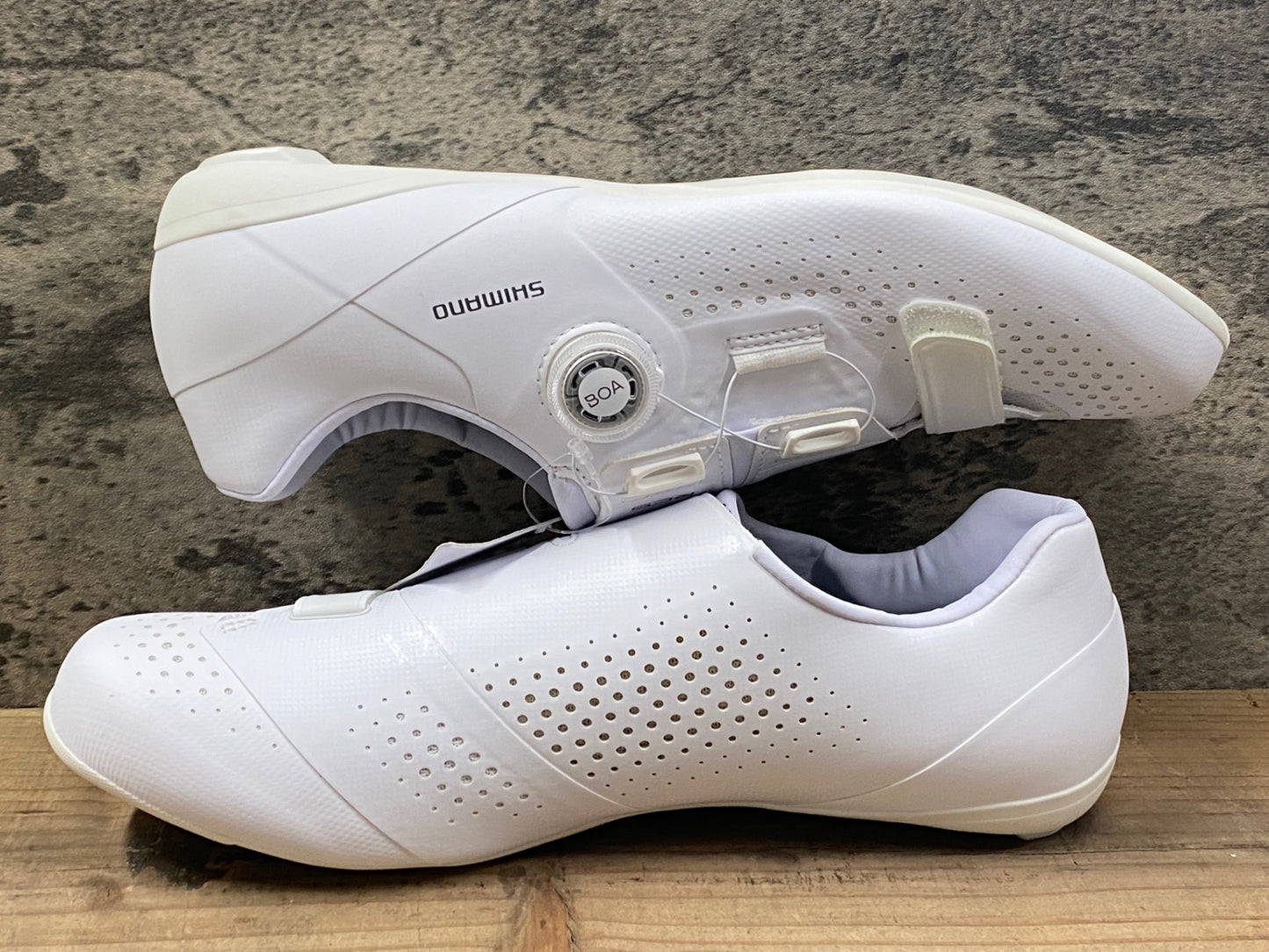 IP478 シマノ SHIMANO RC5 SH-RC500 ビンディングシューズ 白 EU44 SPD-SL ※新品未使用