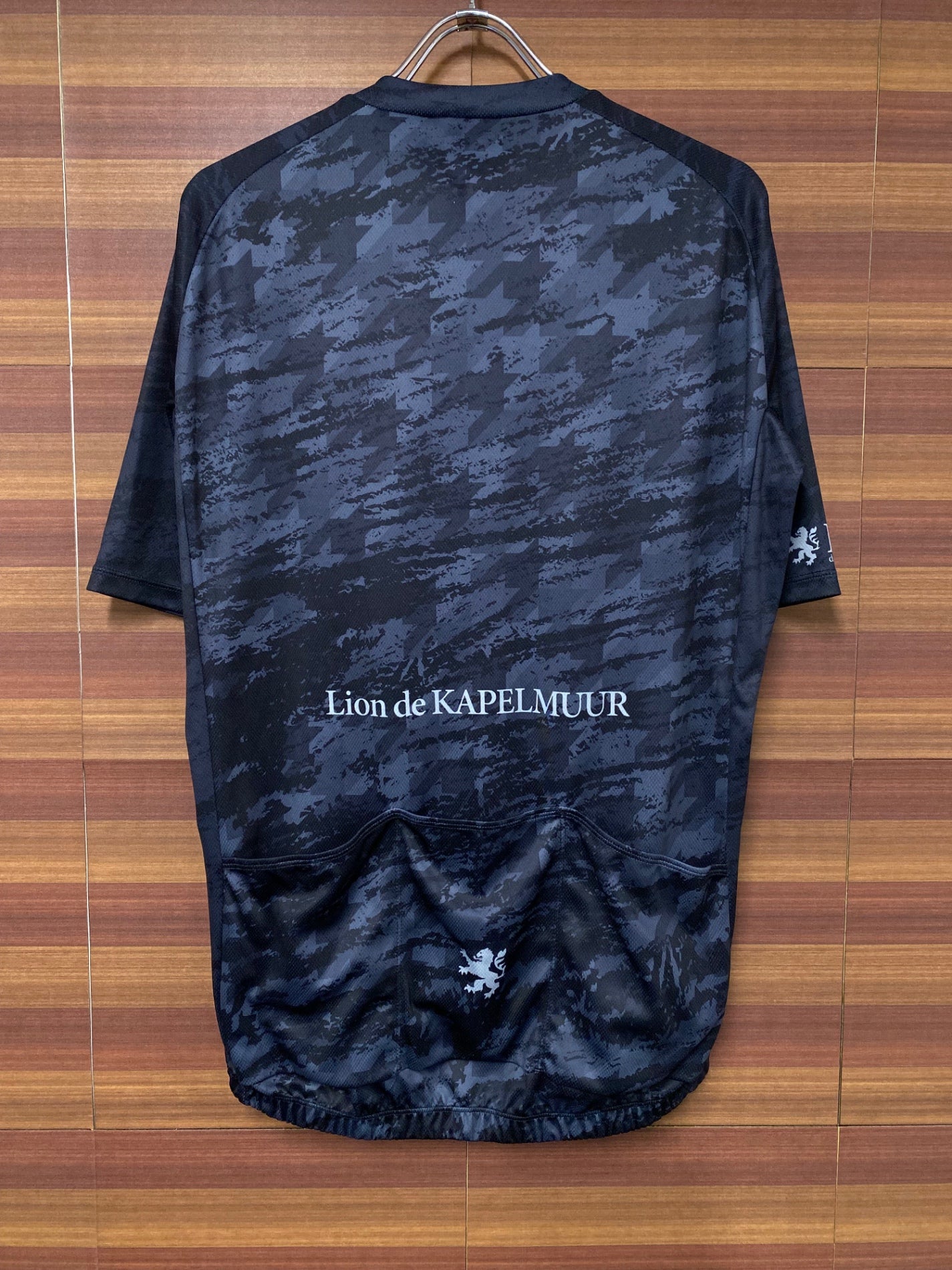 IN600 リオンドカペルミュール Lion de KAPELMUUR 半袖 サイクルジャージ 紺 XL