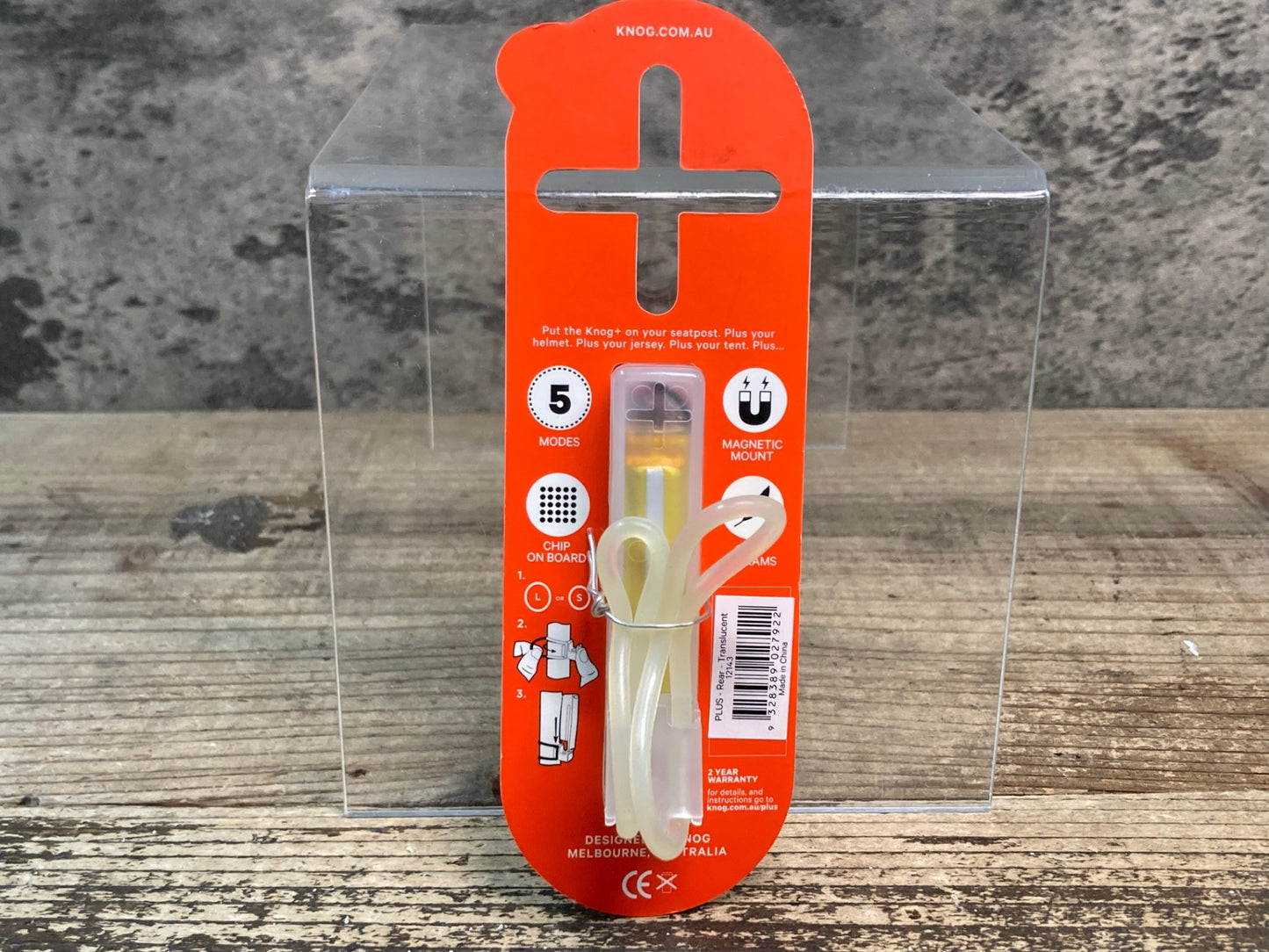 IR289 ノグ knog PLUS REAR テールライト 白