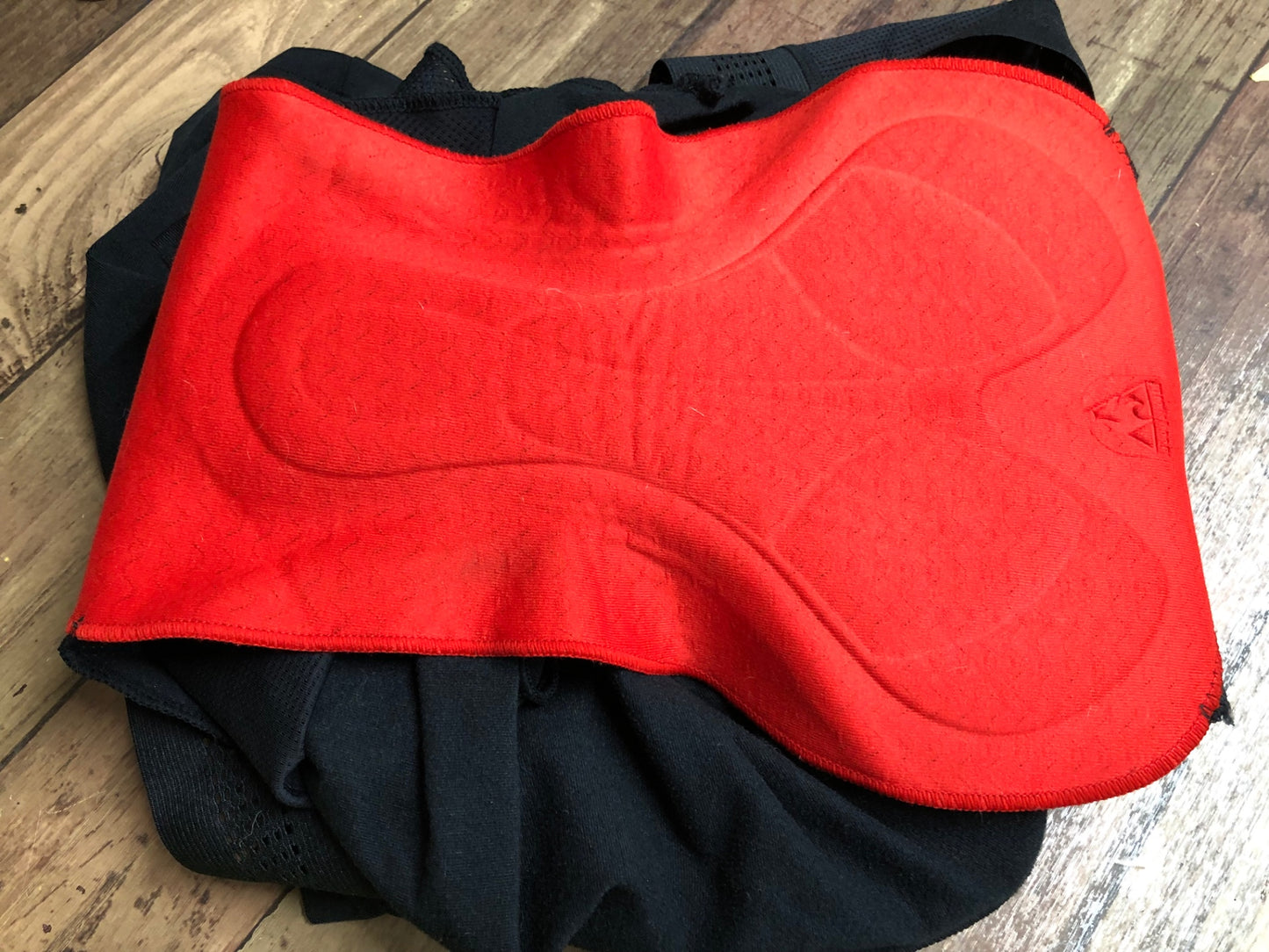 IO085 ルコックスポルティフ le coq sportif ビブタイツ 黒 L 裏起毛 ※動物の毛