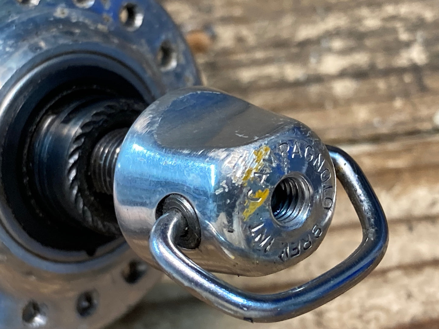 IQ793 カンパニョーロ Campagnolo レコード RECORD 前後ハブセット 8S等間隔フリー 32H