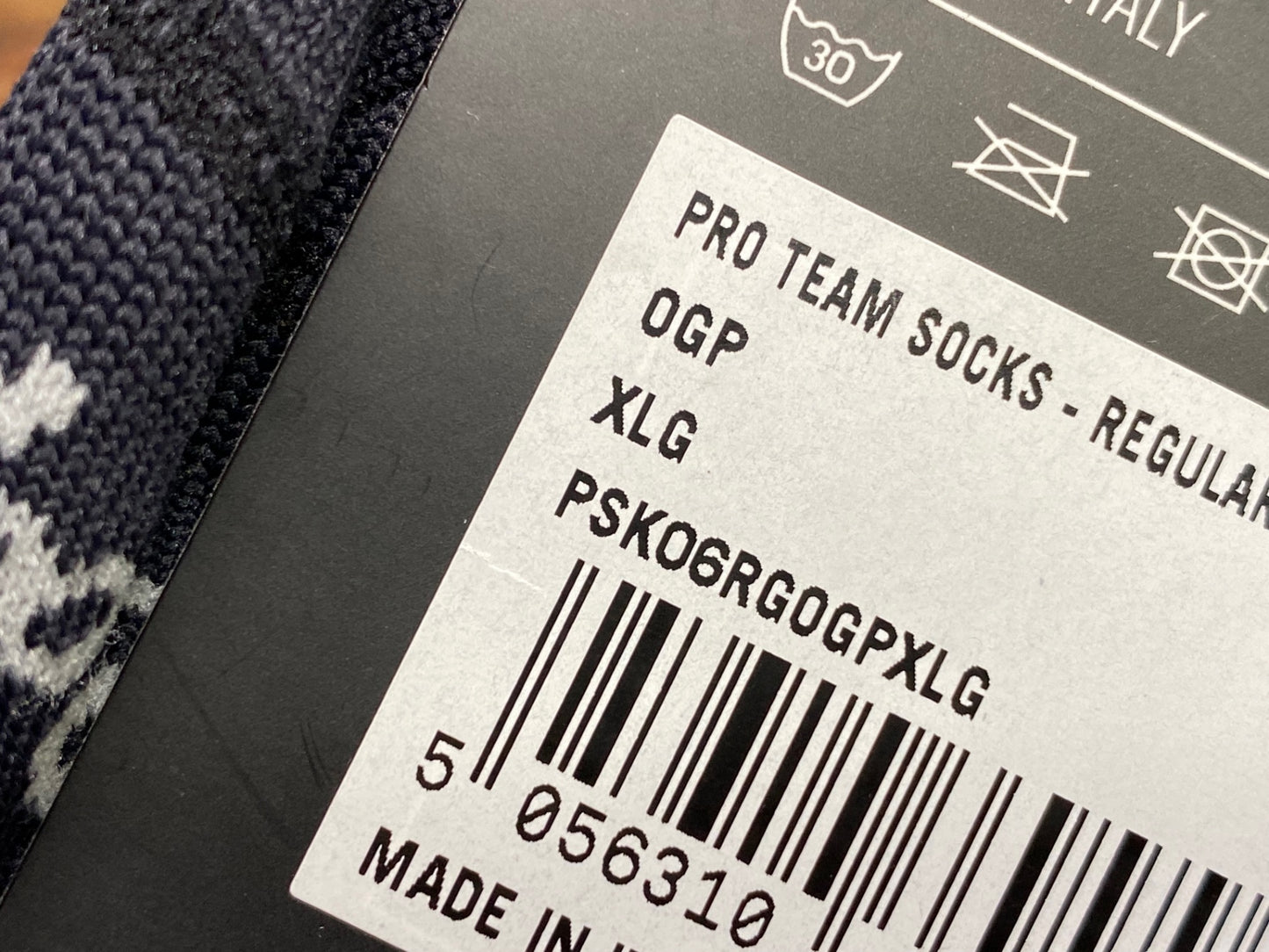 JA339 ラファ Rapha PRO TEAM SOCKS 黒 オレンジ XL