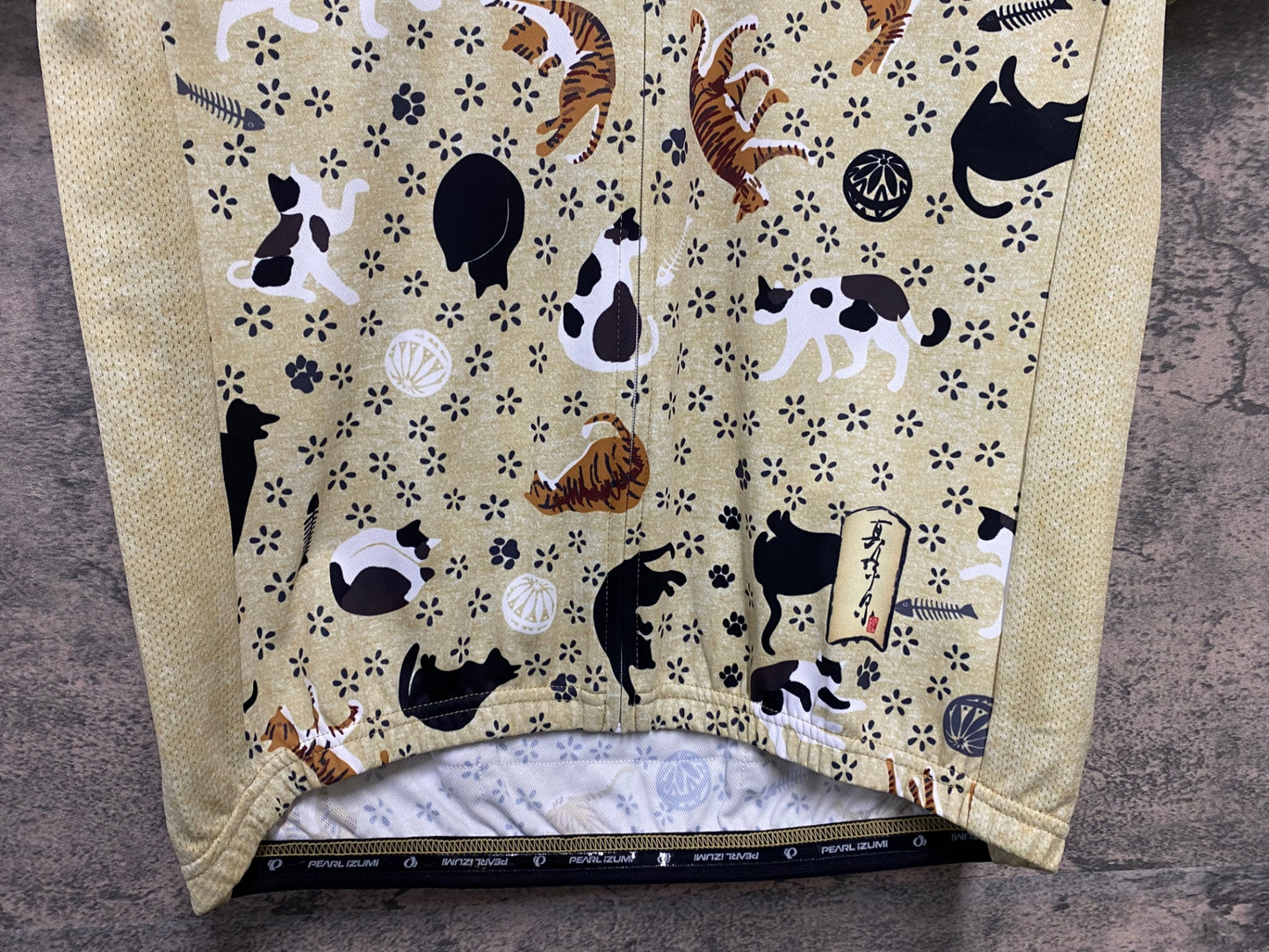 JB660 パールイズミ PEARL iZUMi 半袖 サイクルジャージ 猫 XL