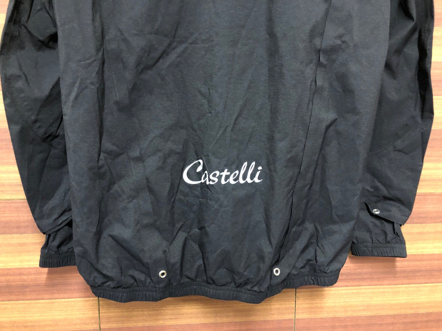 IL333 カステリ CASTELLI 長袖 レインジャケット 黒 レディース XS