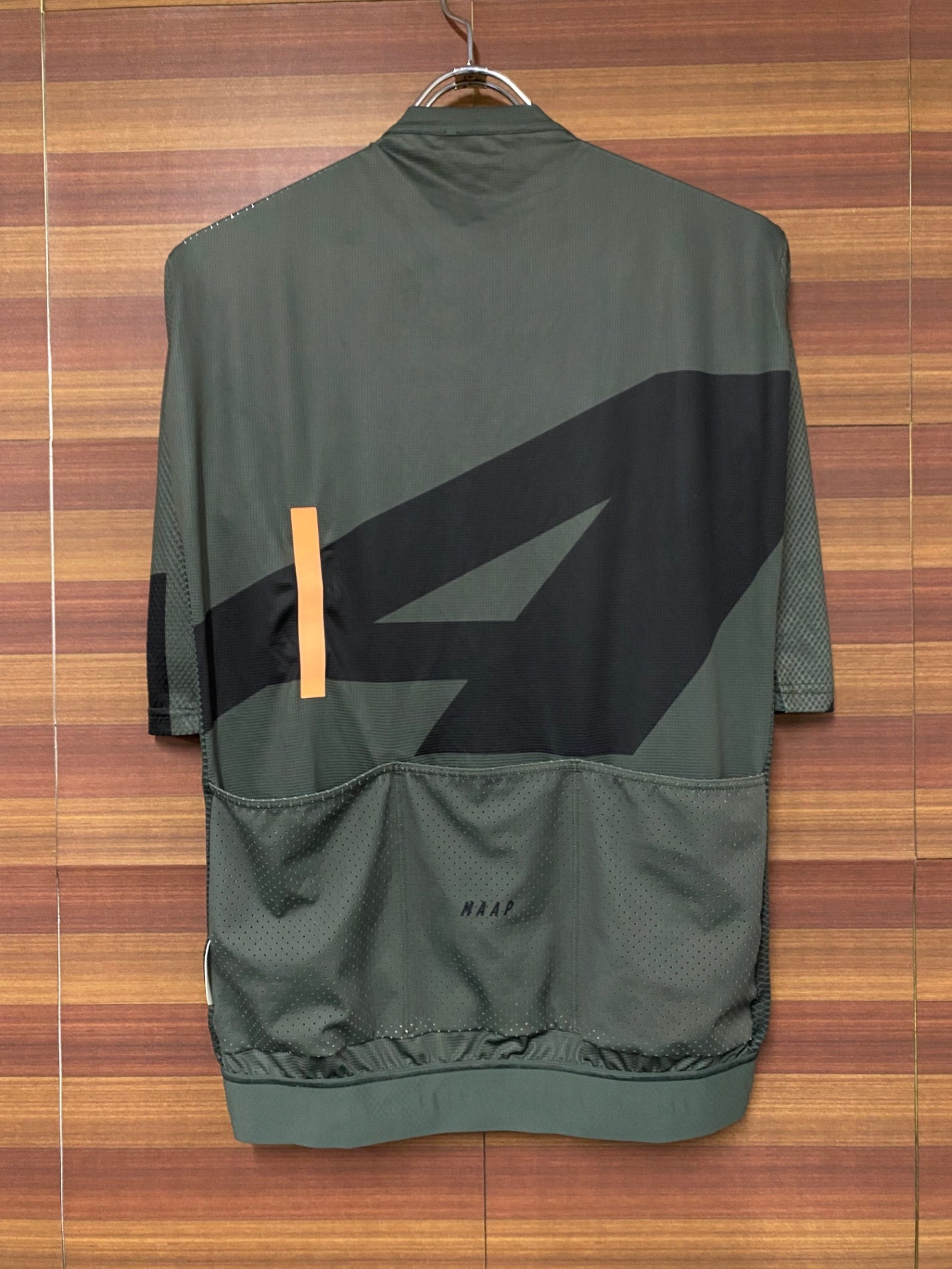 IN597 マープ MAAP PRO FIT JERSEY 半袖 サイクルジャージ カーキ 黒 XXL