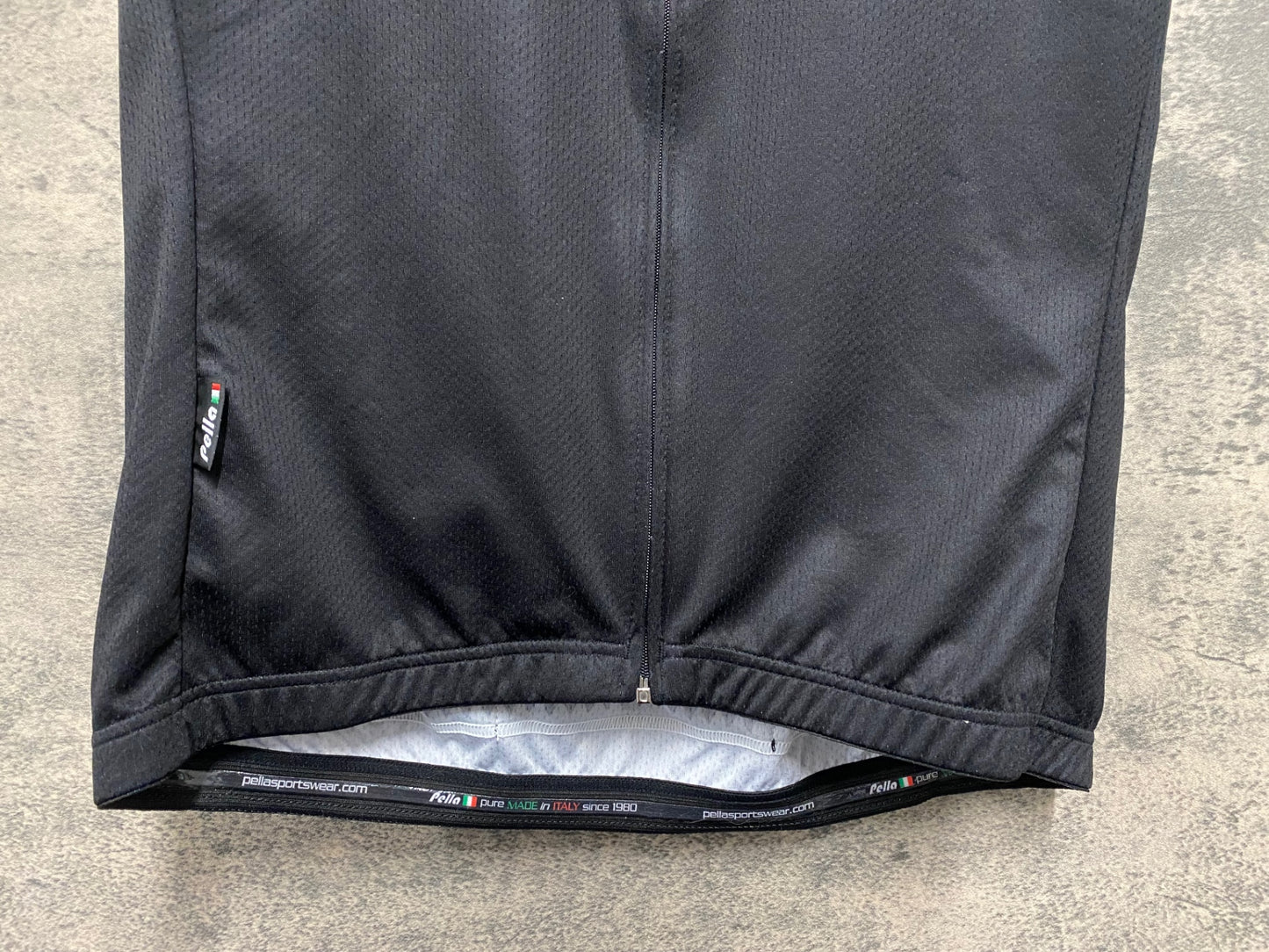 IU475 ペラ pella 半袖 サイクルジャージ 黒 L