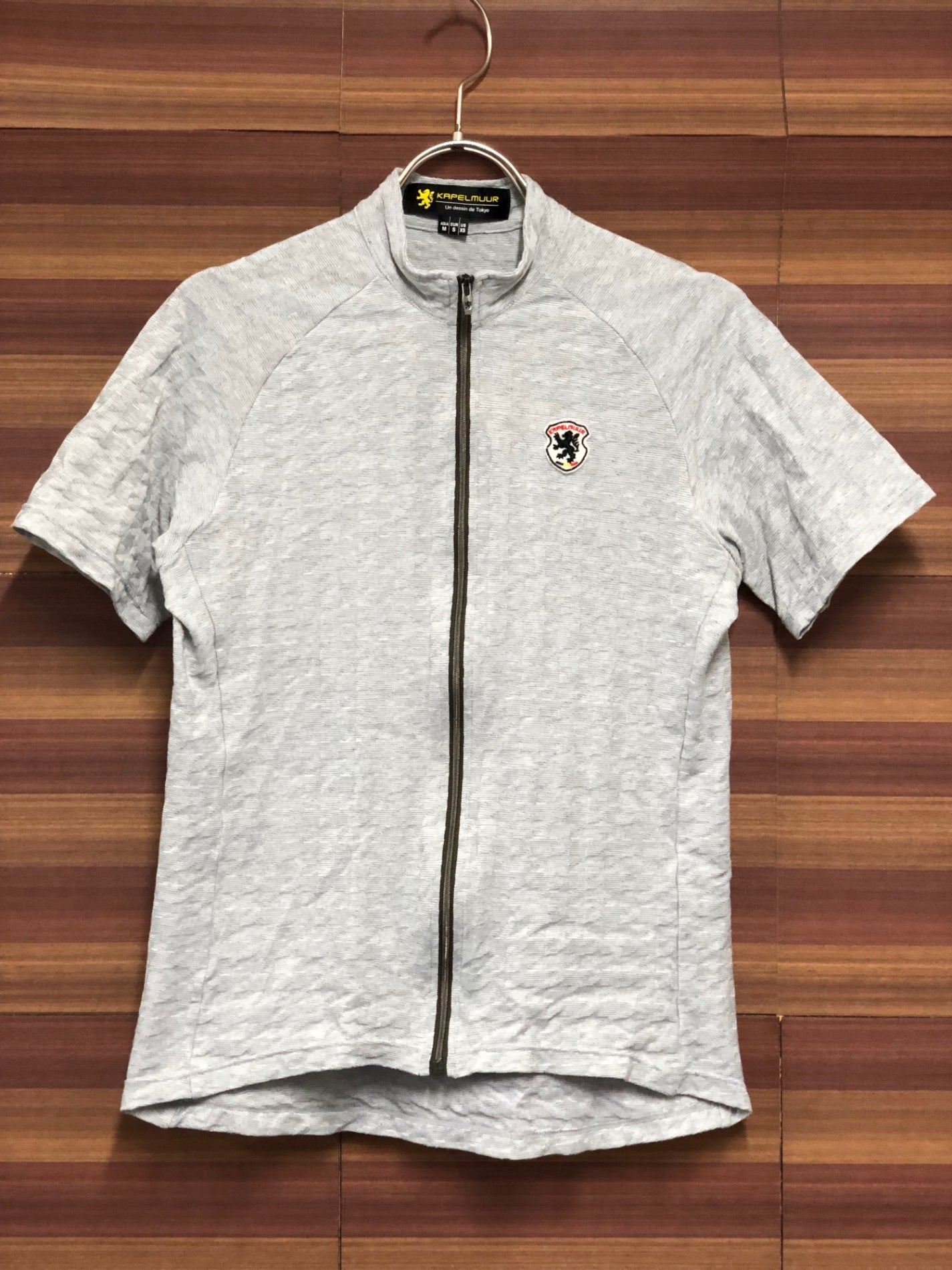 IM187 カペルミュール KAPELMUUR 半袖サイクルジャージ グレー M