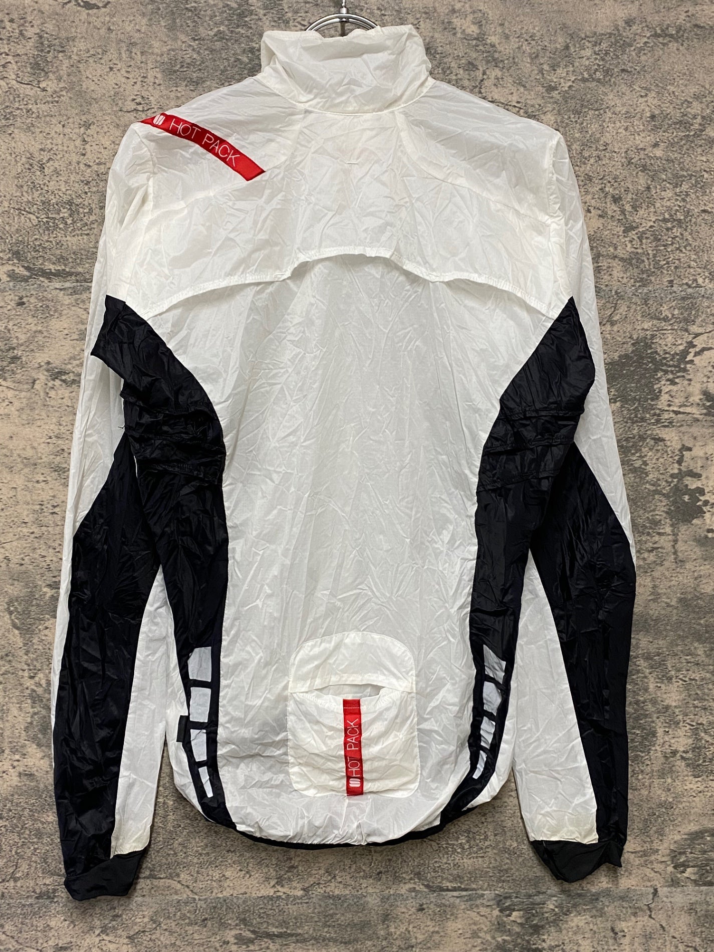 JA542 スポーツフル sportful 長袖 ウィンドブレーカー 白 S HOT PACK