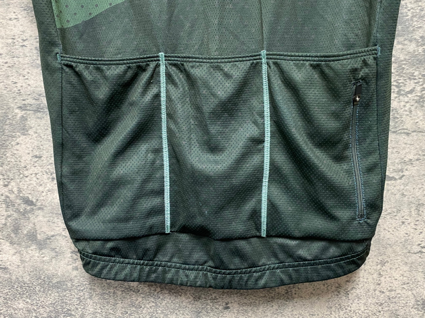 JA540 dhb 半袖 サイクルジャージ 緑 黄 S