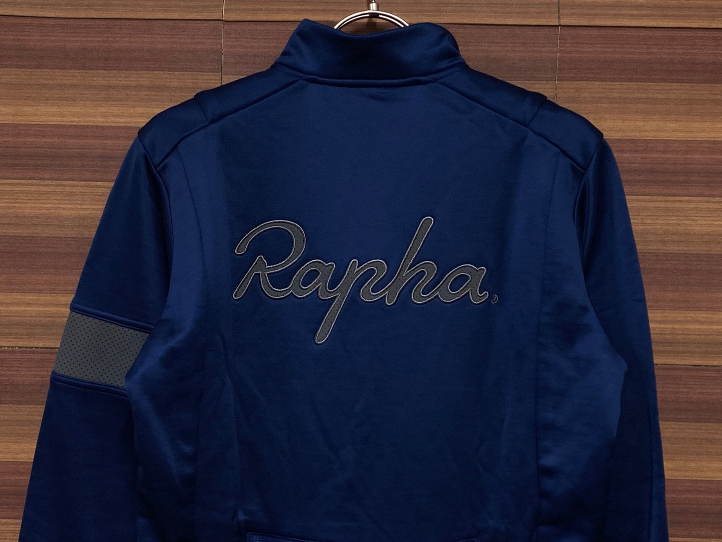 IP737 ラファ Rapha WINTER JERSEY 長袖サイクルジャージ 紺 S 裏起毛