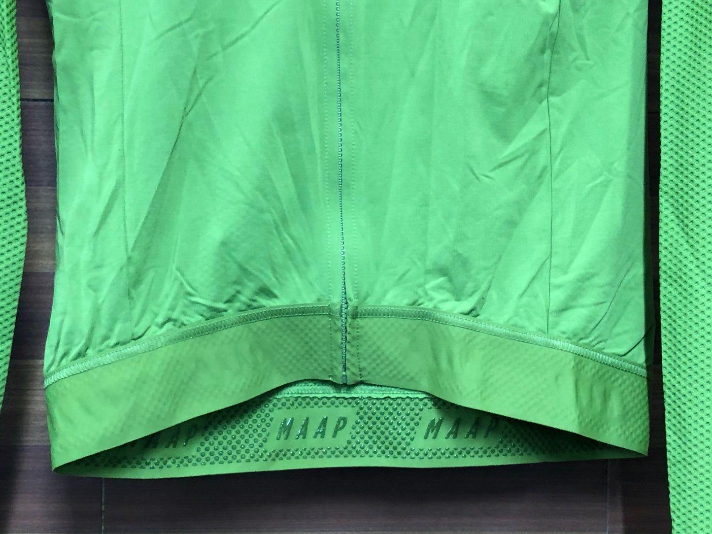 IT035 マープ MAAP PRO FIT JERSEY 長袖 サイクルジャージ 緑 M