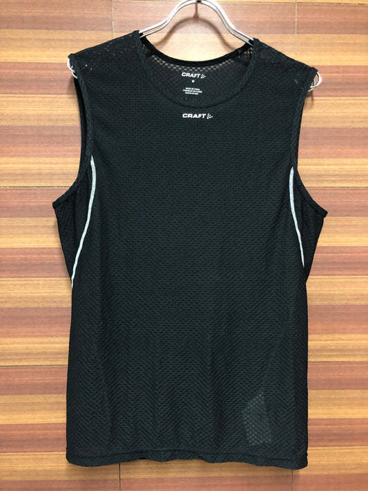 IM002 クラフト CRAFT ノースリーブベースレイヤー 黒 M