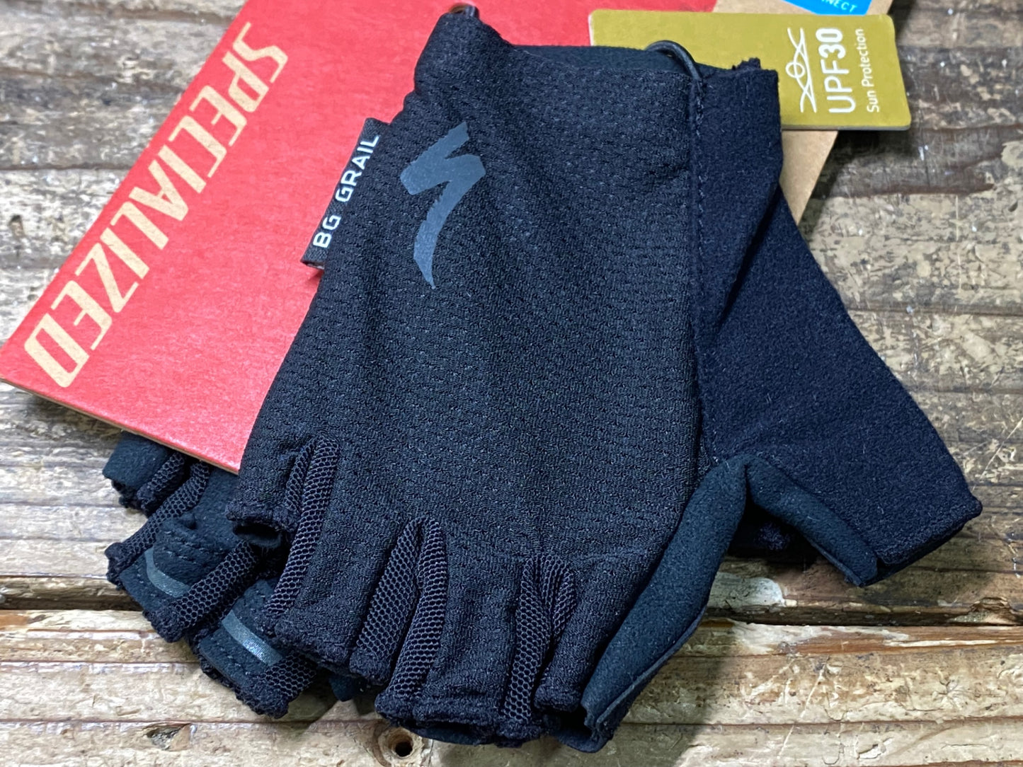 HI270 スペシャライズド SPECIALIZED BG GRAIL WMN 指切 サイクル グローブ 黒 XS