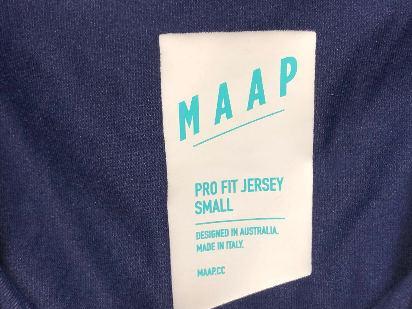 IZ919 マープ MAAP PRO FIT JERSEY 半袖 サイクルジャージ 紺 S