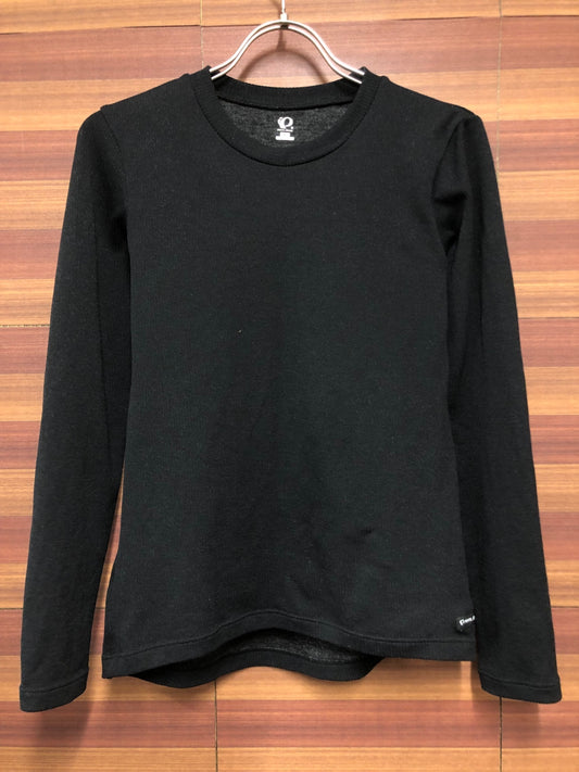 IO006 パールイズミ PEARLiZUMi レディース 裏起毛 長袖 べースレイヤー 黒 M