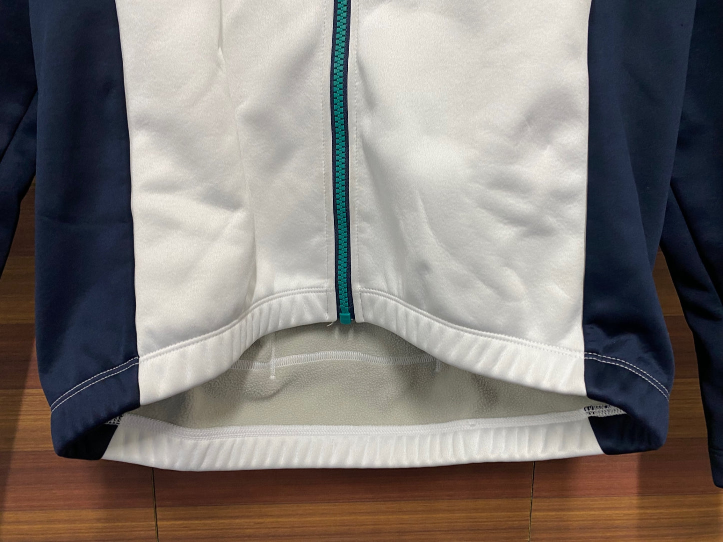 IQ471 ルコックスポルティフ le coq sportif サイクルジャケット 白 M 裏起毛