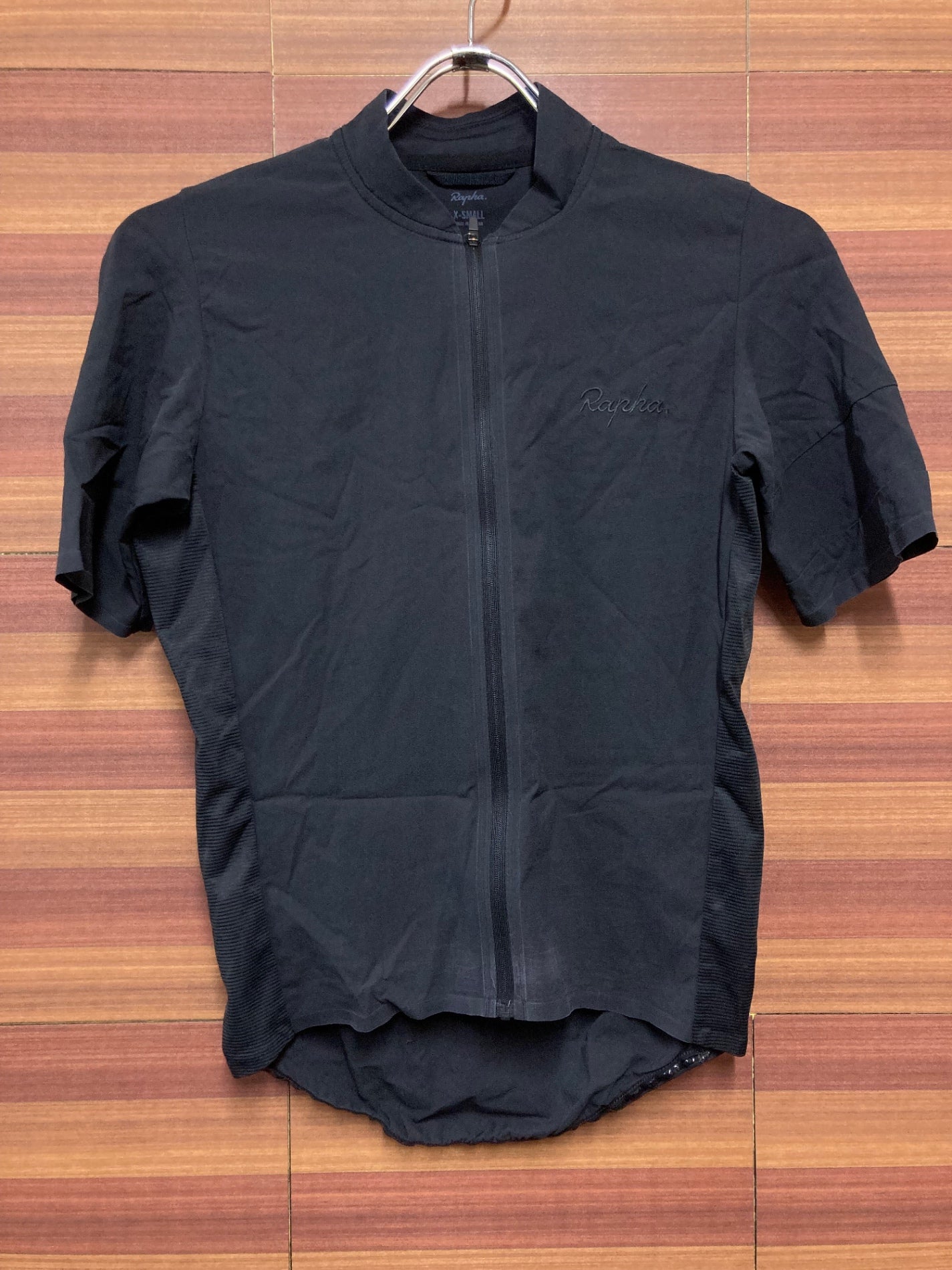 IK944 ラファ Rapha FLYWEIGHT JERSEY 半袖 サイクルジャージ 紺 XS