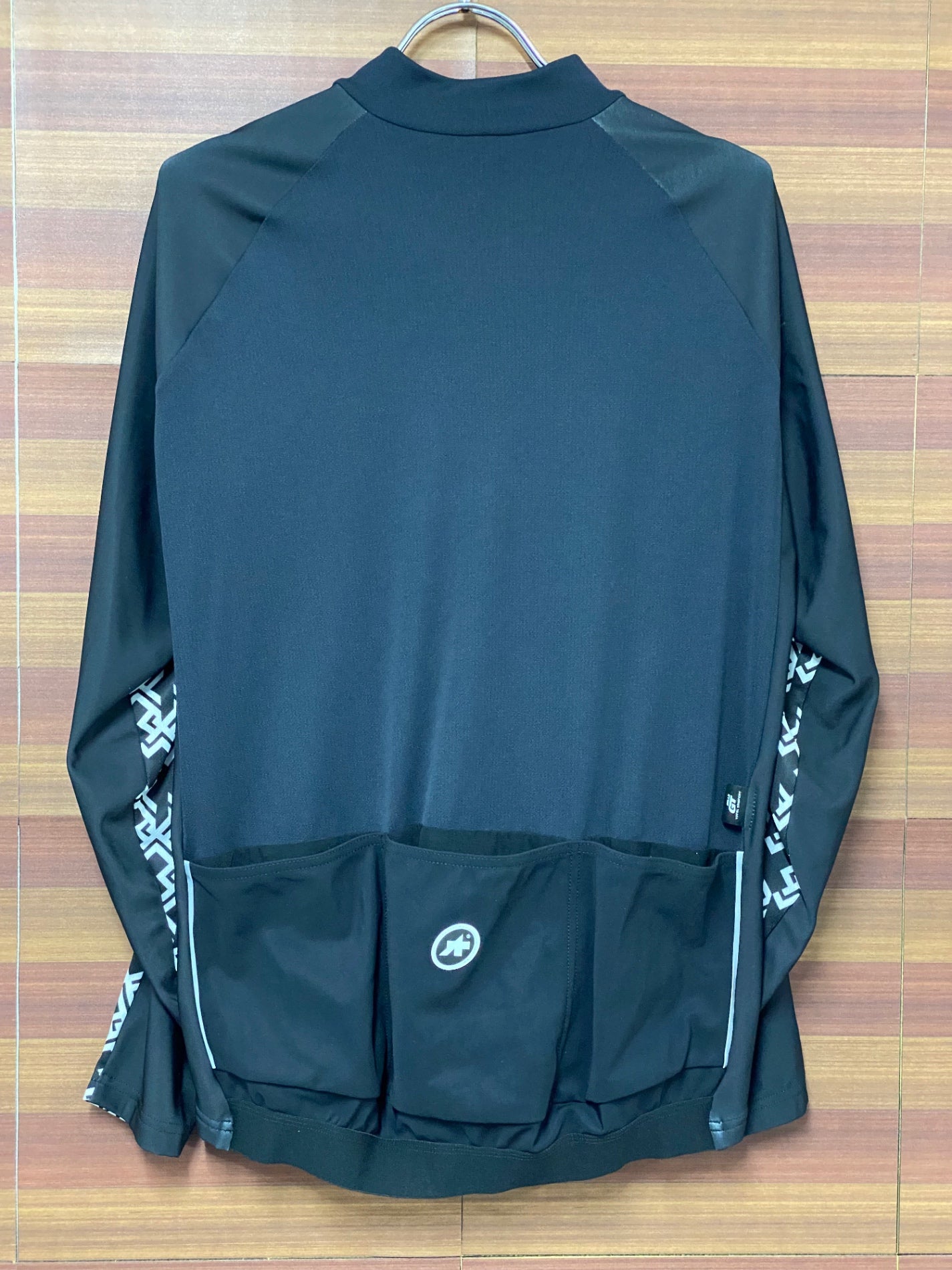 IO241 アソス assos MILLE GT Spring Fall LS Jersey 黒 L 裏起毛