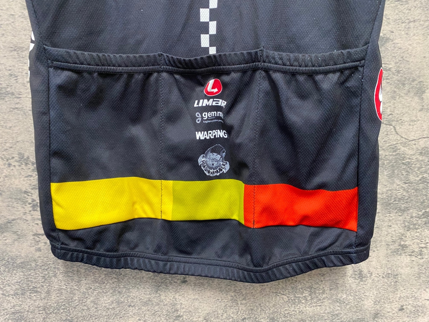 JC153 サンティーニ Santini 半袖 サイクルジャージ 黒 M Cinelli