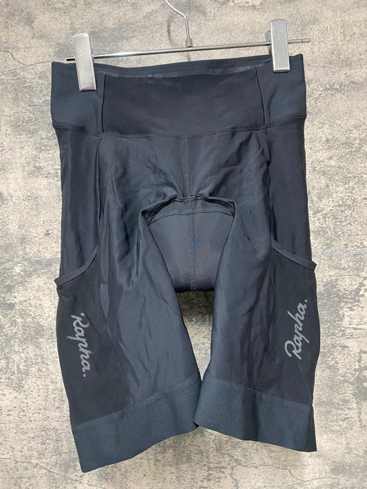 IQ004 ラファ Rapha WOMEN'S CORE CARGO SHORTS カーゴレーサーパンツ 黒 S レディース