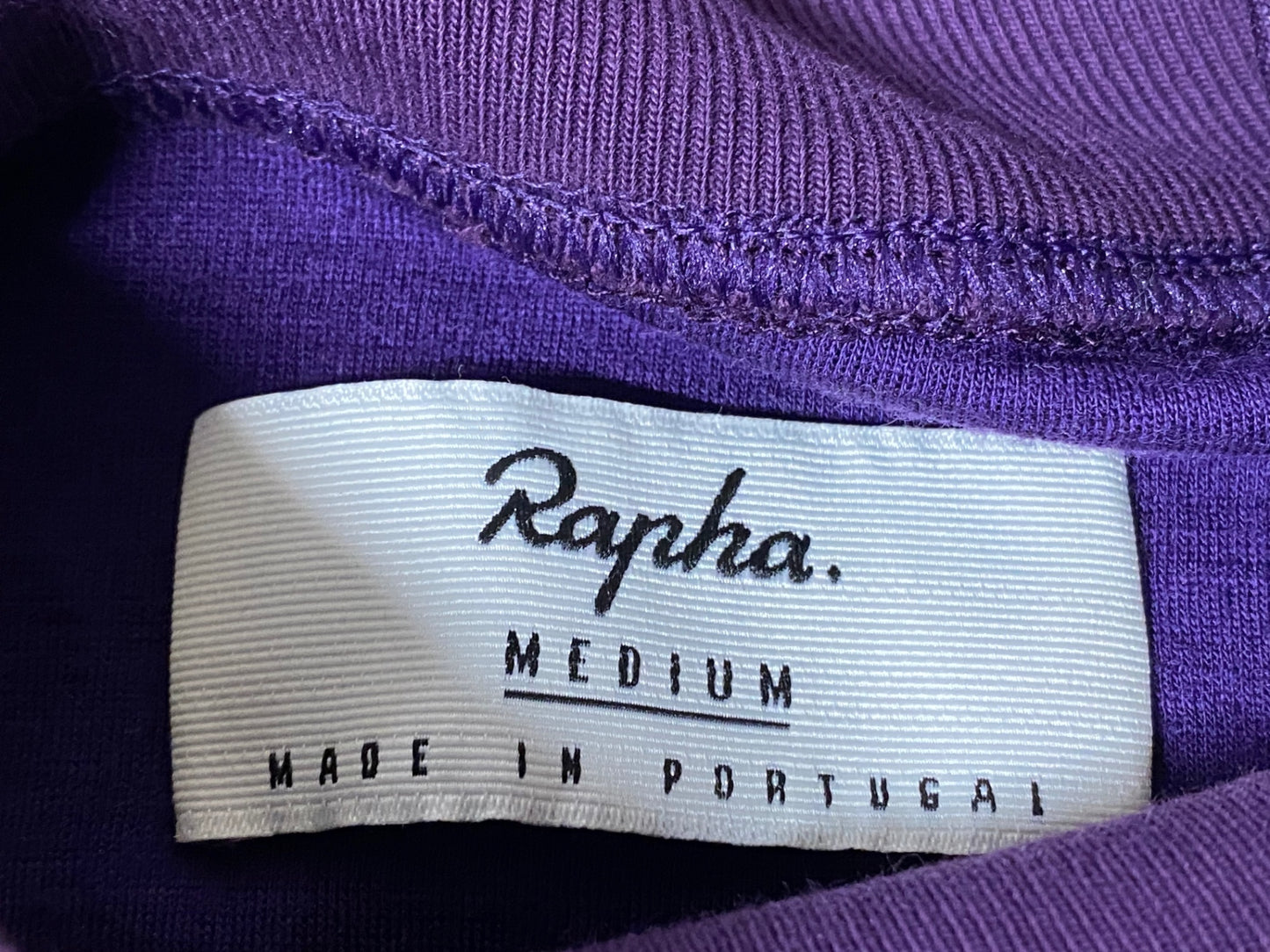 JB754 ラファ Rapha PEACE RACE JERSEY 長袖 サイクルジャージ 紫 M