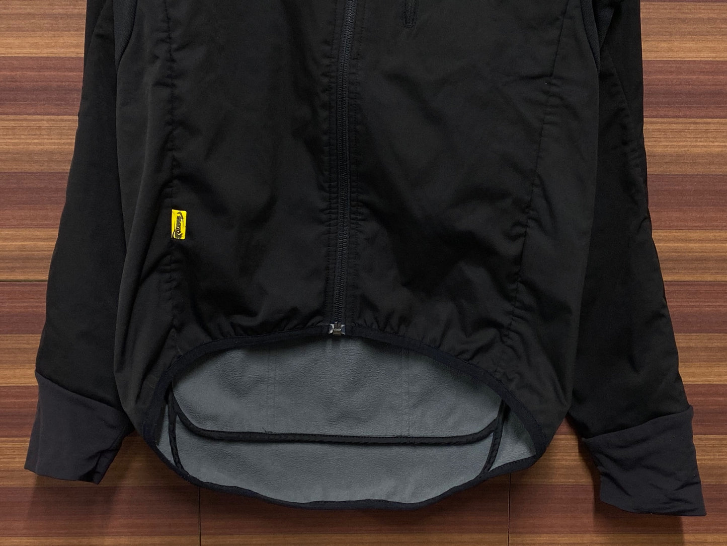 IR857 マヴィック MAVIC 裏起毛 サイクルジャケット 黒 L