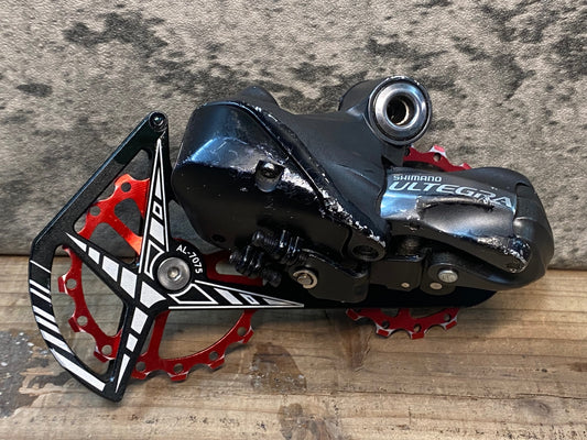 IQ646 シマノ SHIMANO アルテグラ ULTEGRA RD-6770 電動 Di2 リアディレイラー 10S プーリーケージ社外品