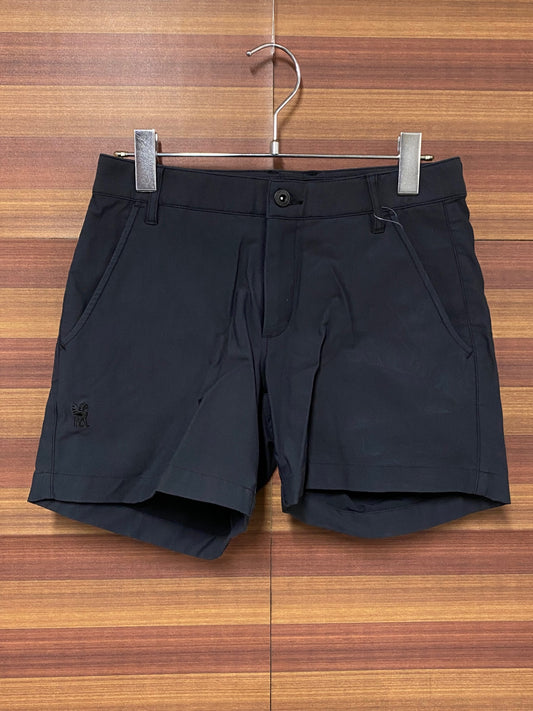 IR083 クローム CHROME INDUSTRIES ショートパンツ 黒 SLIM STRAIGHT FIT レディース 0