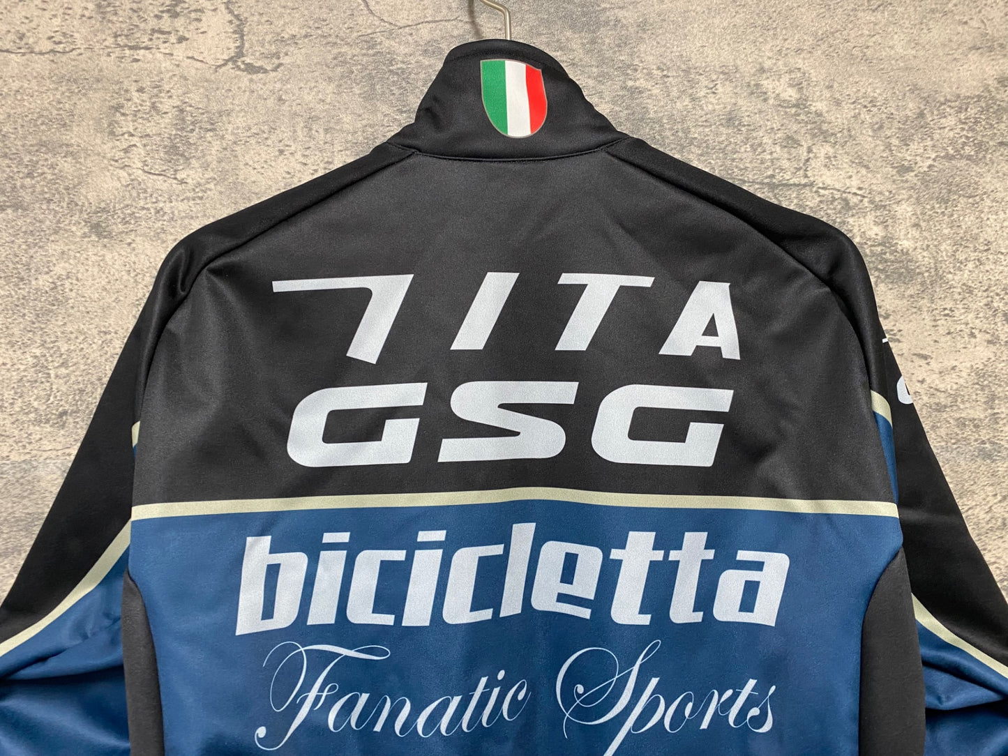 JA515 ジェッセージ GSG 7ITA サイクルジャケット 黒紺 M 裏起毛