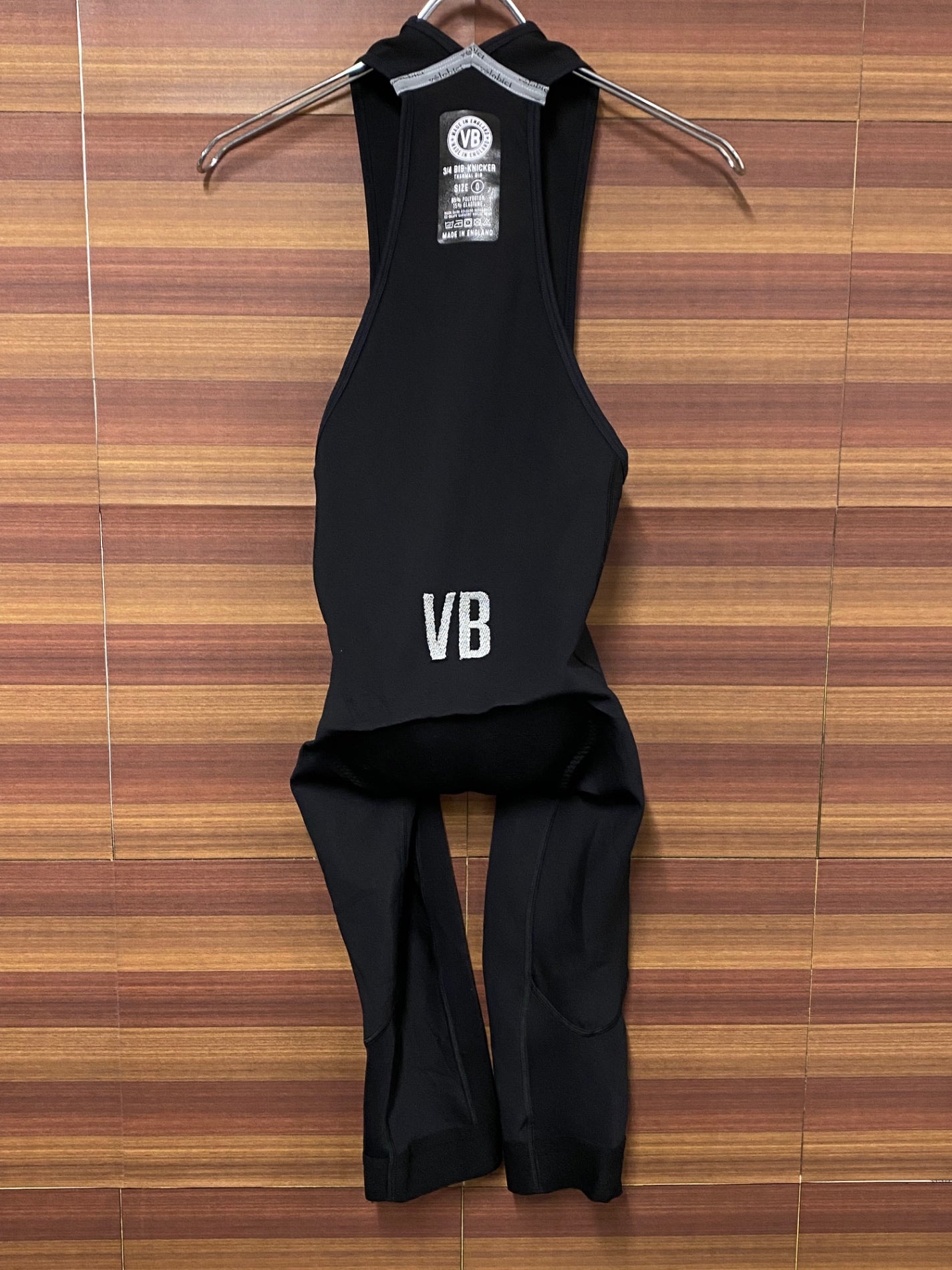 IR078 ヴェロビチ velobici 3/4 BIB-KNICKER ビブニッカー 黒 0 裏起毛 ※スレ