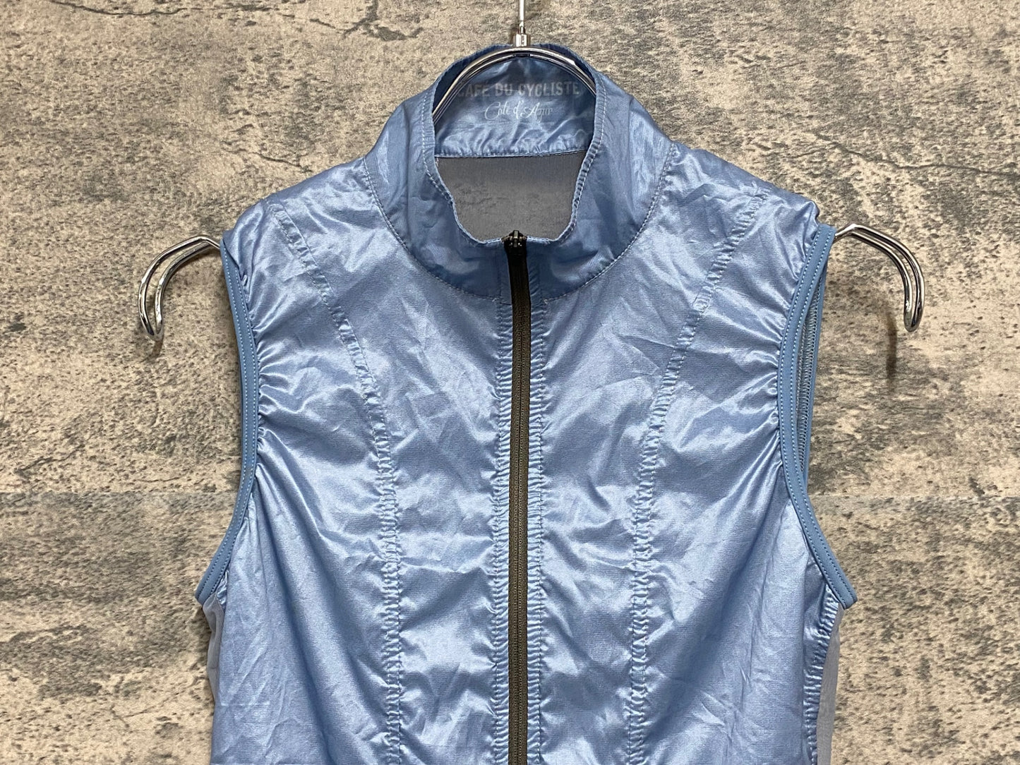 JB504 カフェドシクリステ Cafe du Cycliste Petra woman Gilet サイクルベスト ジレ 水色 XS