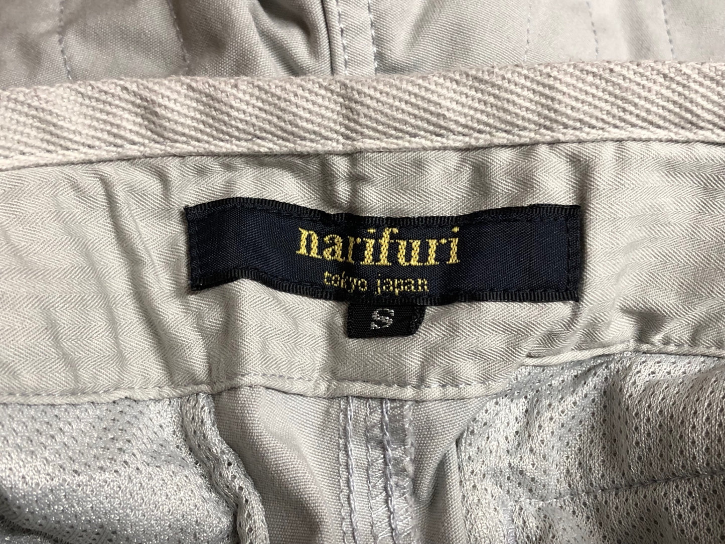 IH513 ナリフリ narifuri ハーフパンツ グレー S