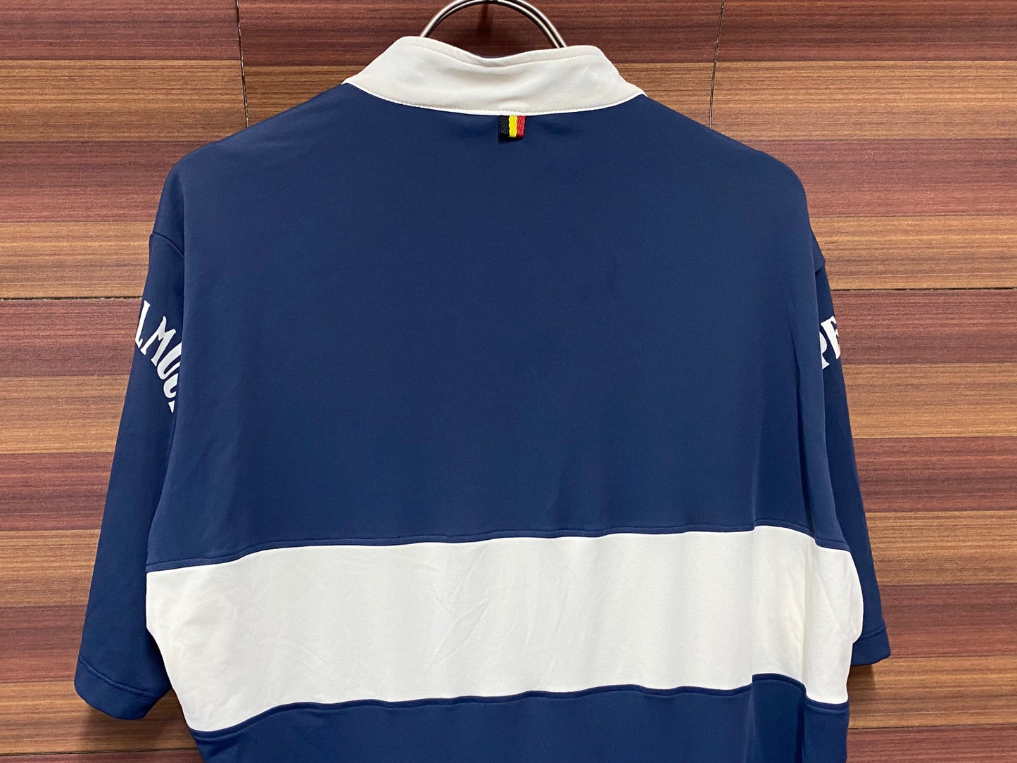 IU074 カペルミュール Kapelmuur 半袖 サイクルジャージ WXL ネイビーホワイト