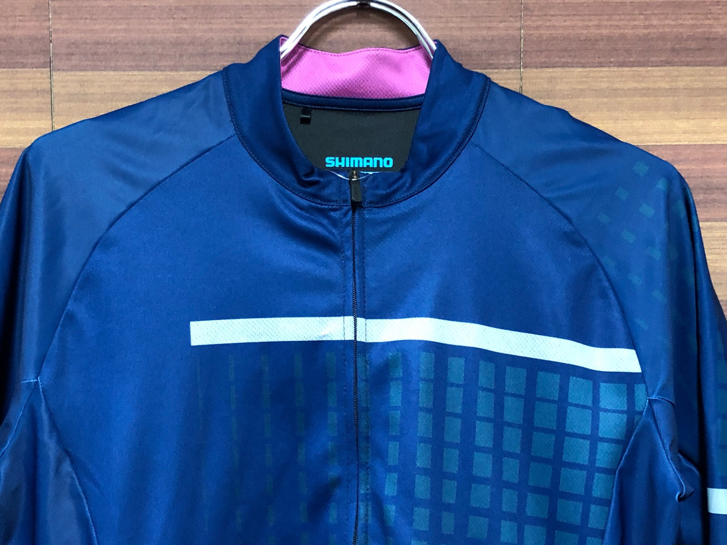 IL998 シマノ SHIMANO 半袖サイクルジャージ 青 ASIA L