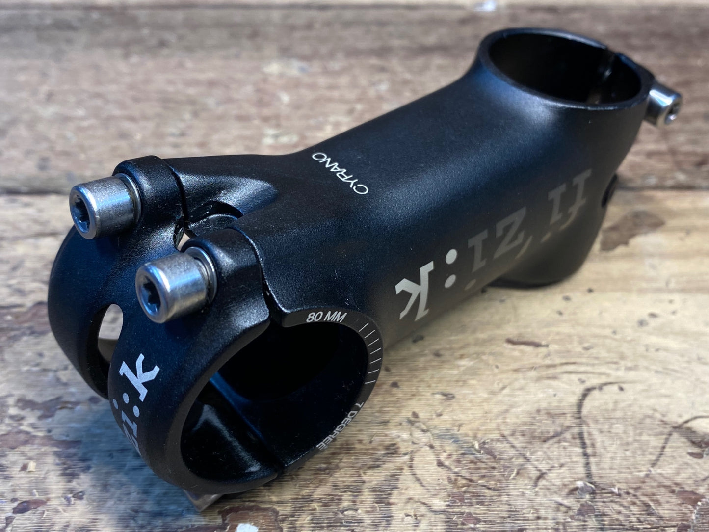 IF632 フィジーク fizik シラノ CYRANO R5 アルミステム 黒 80mm Φ31.8 OS