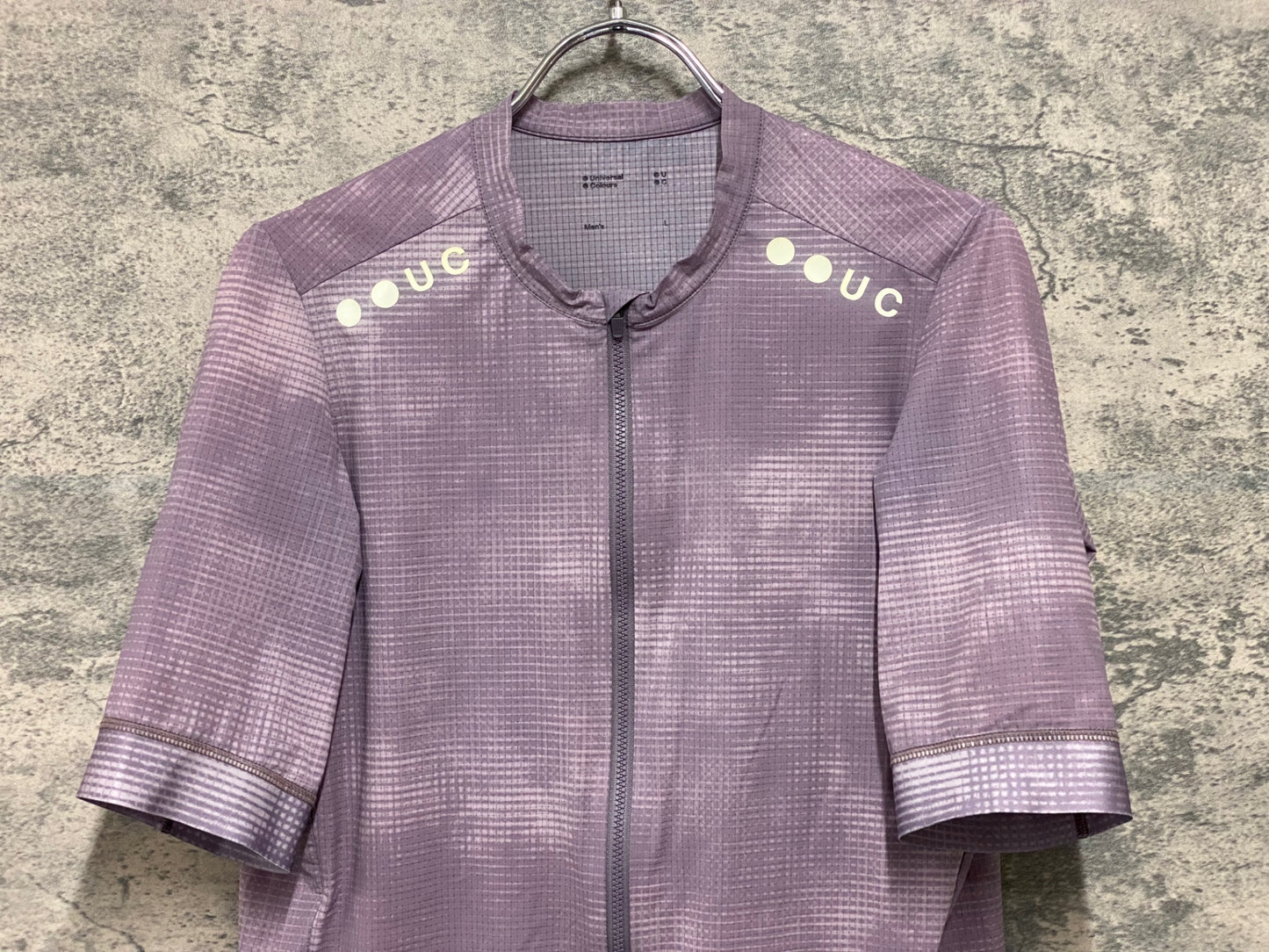 JC045 ユニバーサルカラーズ Universal Colours Chroma Grid 半袖 サイクルジャージ L