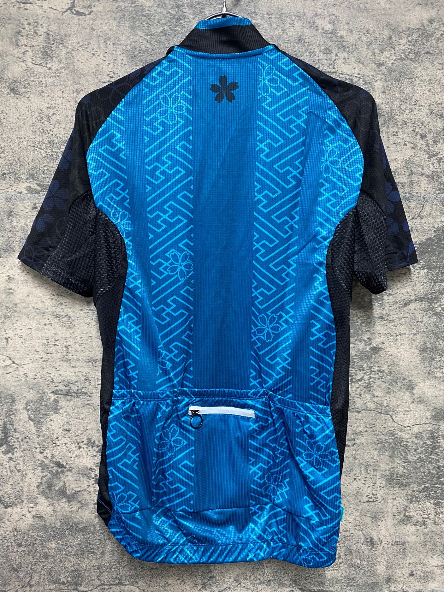 JC245 ビコット BIKOT 半袖 サイクルジャージ 青 黒 M