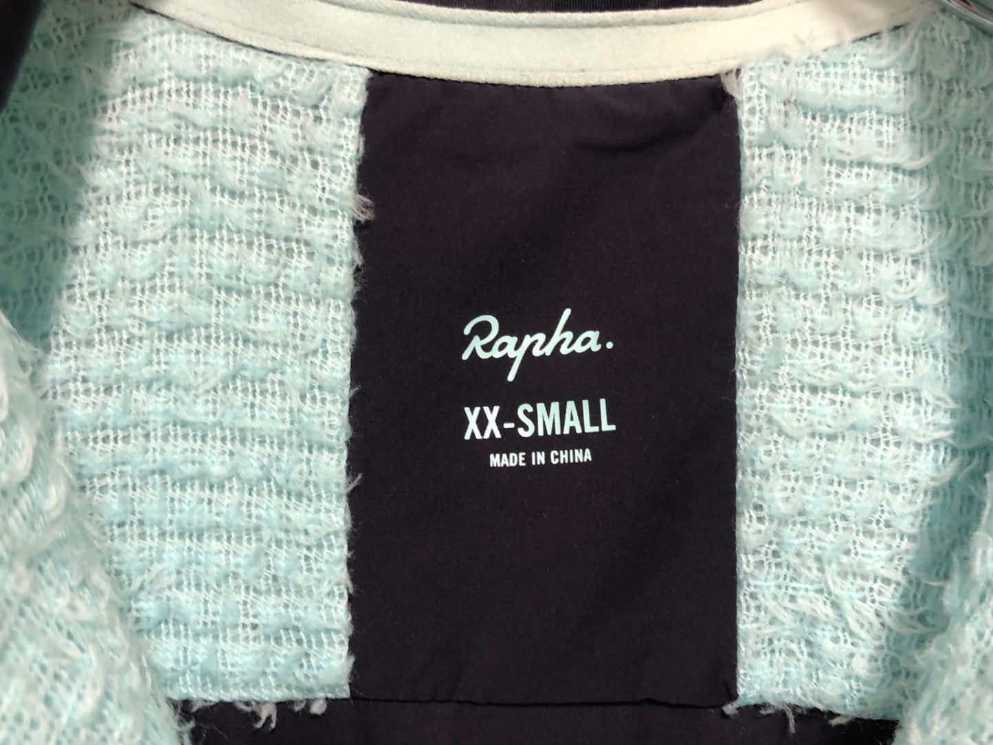 IE332 ラファ Rapha SOUPLESSE INSULATED GILET ジレ サイクルベスト 濃紺 水色 XXS