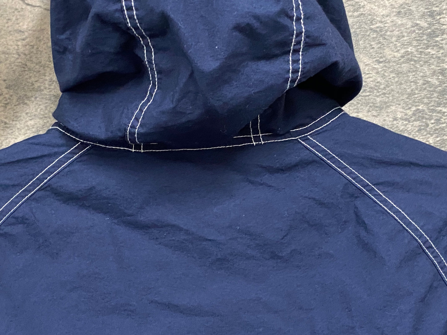 JC887 ナリフリ narifuri Typewriter pull breaker サイクルジャケット 紺 XL