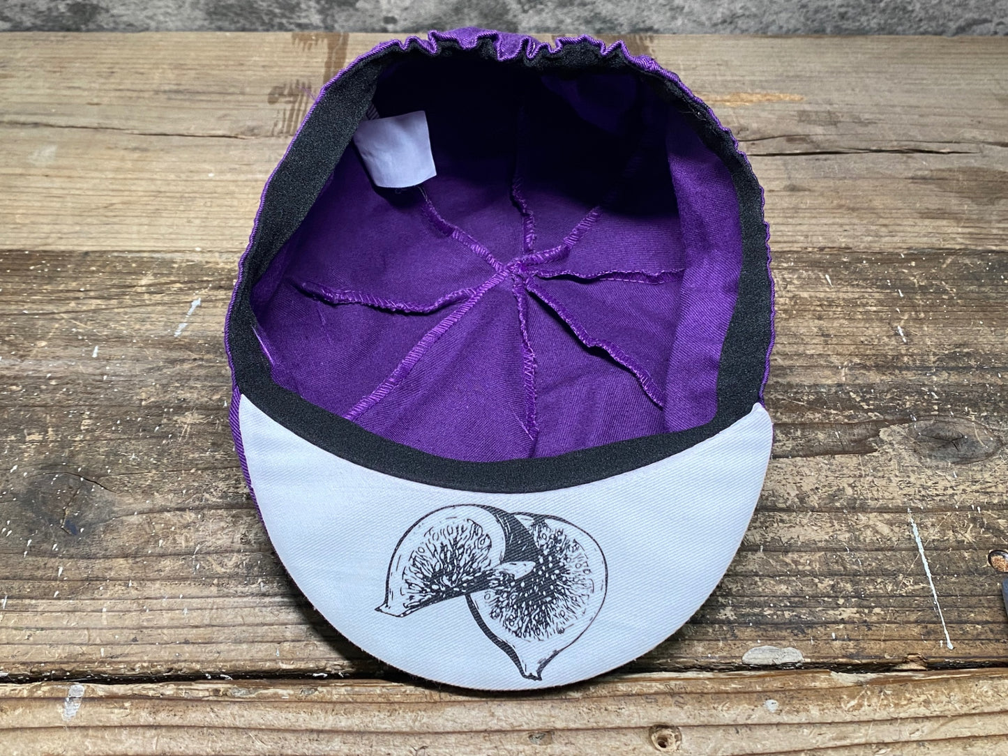 IS739 カフェドシクリステ CAFE DU CYCLISTE サイクルキャップ 紫 フリーサイズ