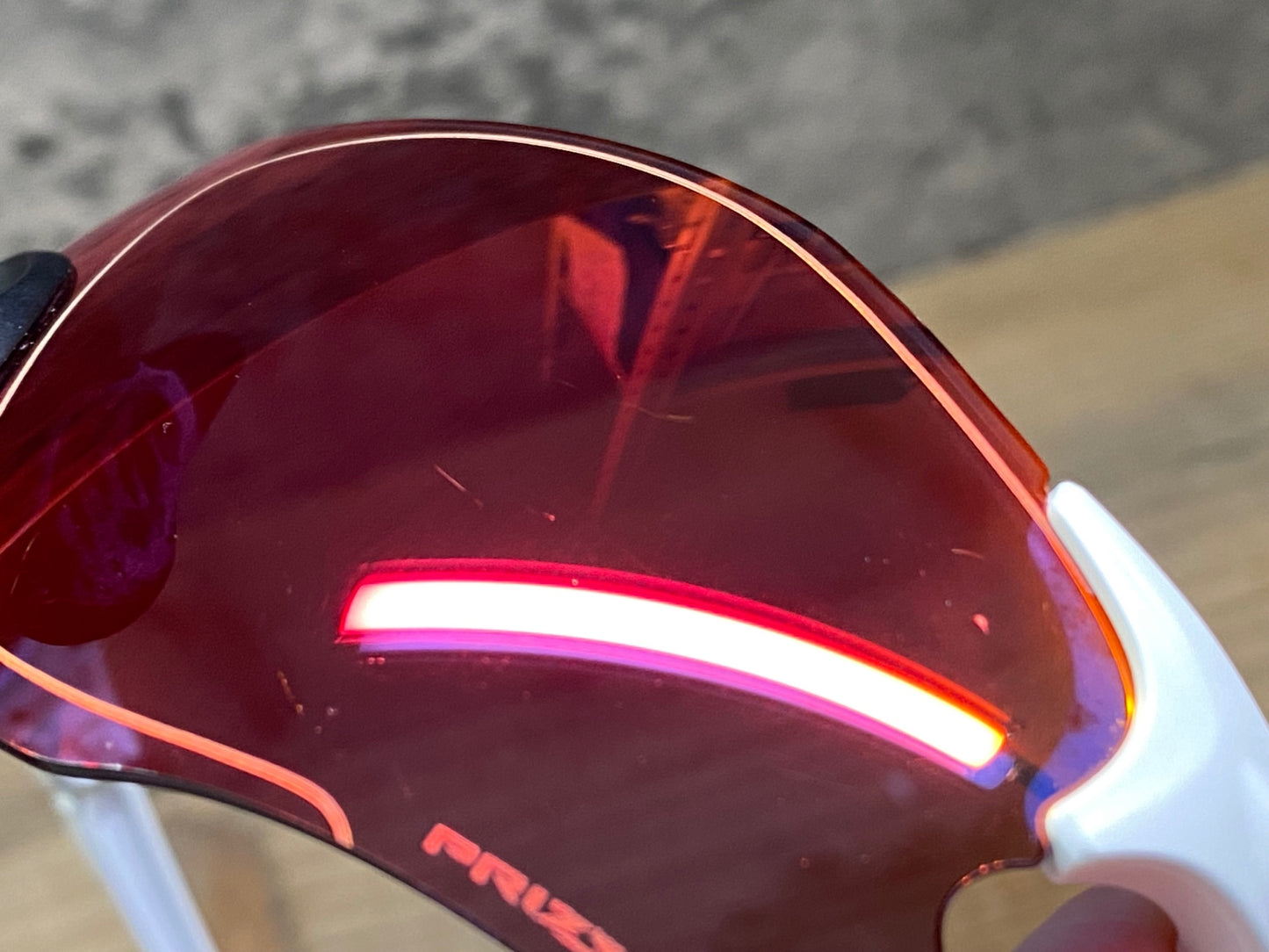 IN544 オークリー OAKLEY EV ZERO サングラス アイウェア 白 赤 PRIZMレンズ