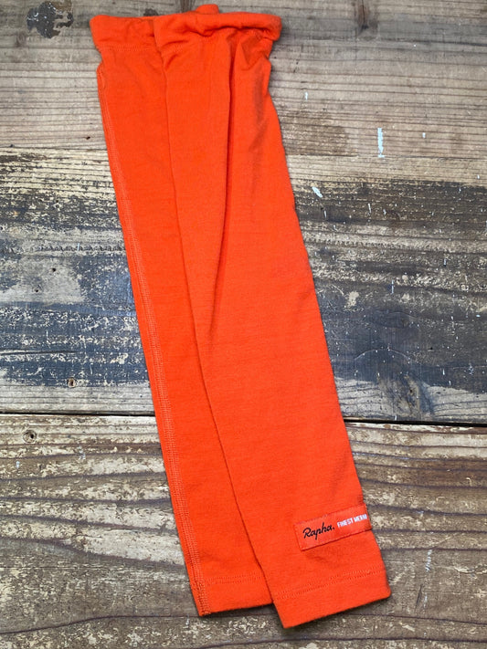 JC630 ラファ Rapha メリノ アームカバー オレンジ S