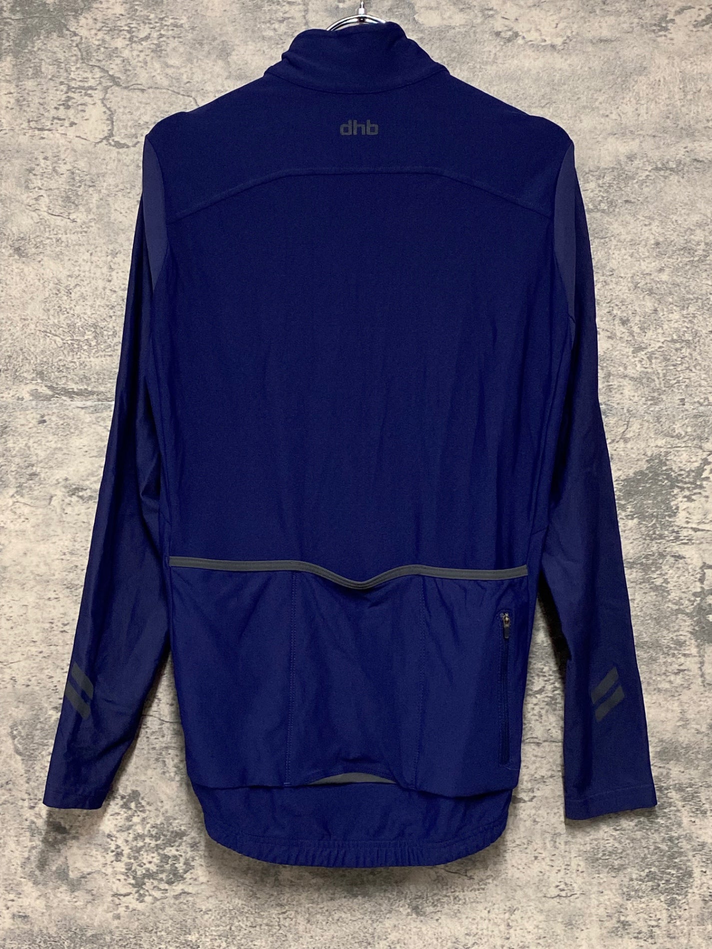 JA538 dhb 長袖 サイクルジャージ 青 S 裏起毛