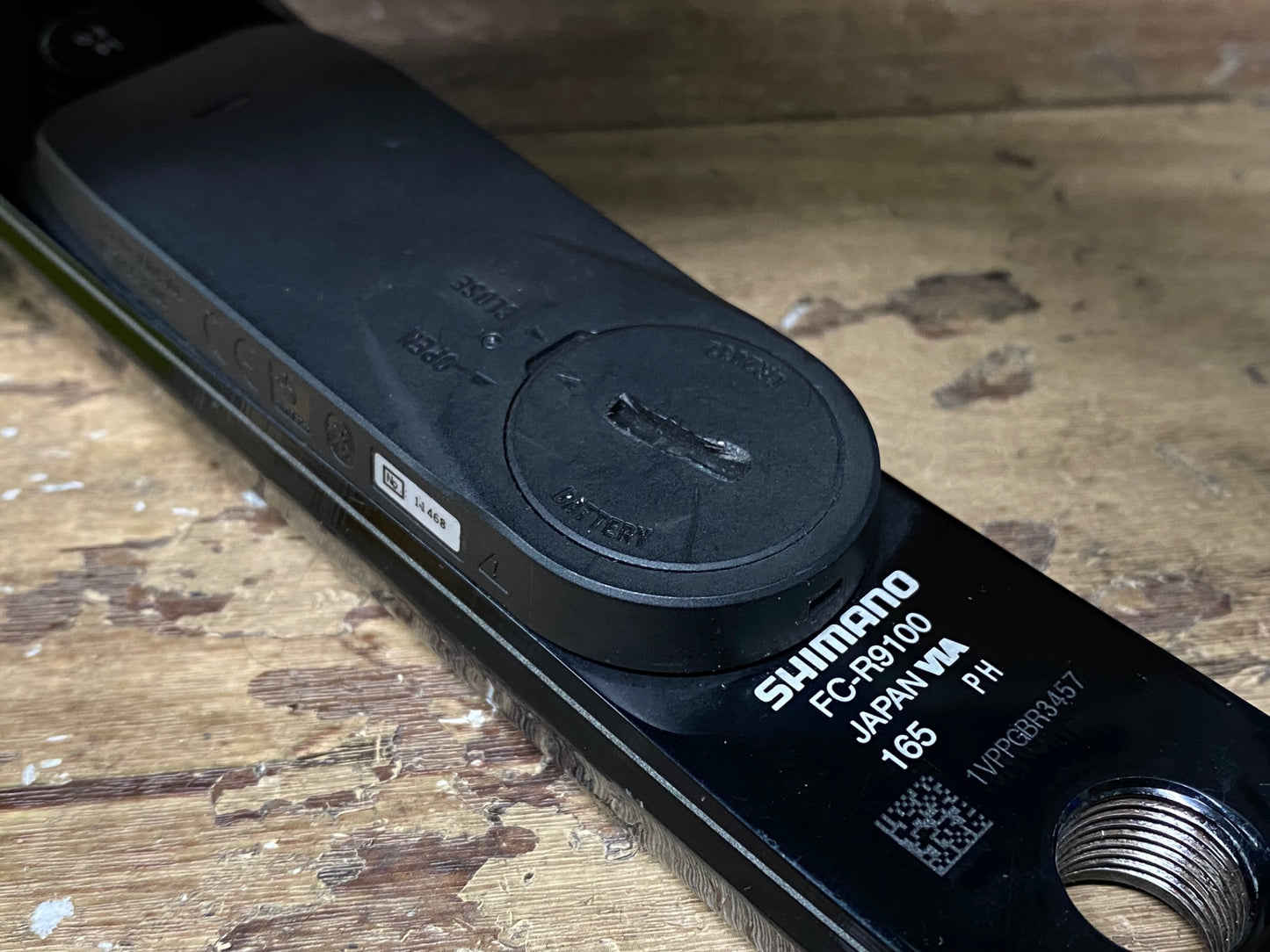 IM835 パイオニア Pioneer SGY-PM930HL 左 ペダリングモニター クランクセット SHIMANO DURA-ACE FC-R9100 165mm 52/36T