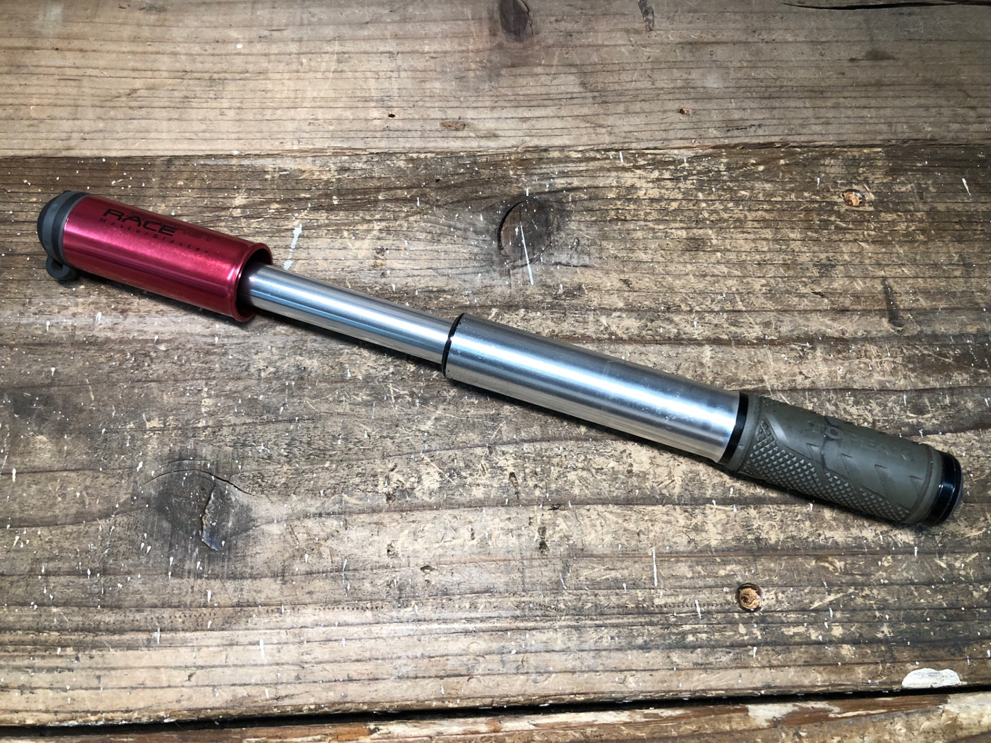 IW179 トピーク TOPEAK RACE ROCKET 携帯ポンプ 空気入れ レッド シルバー