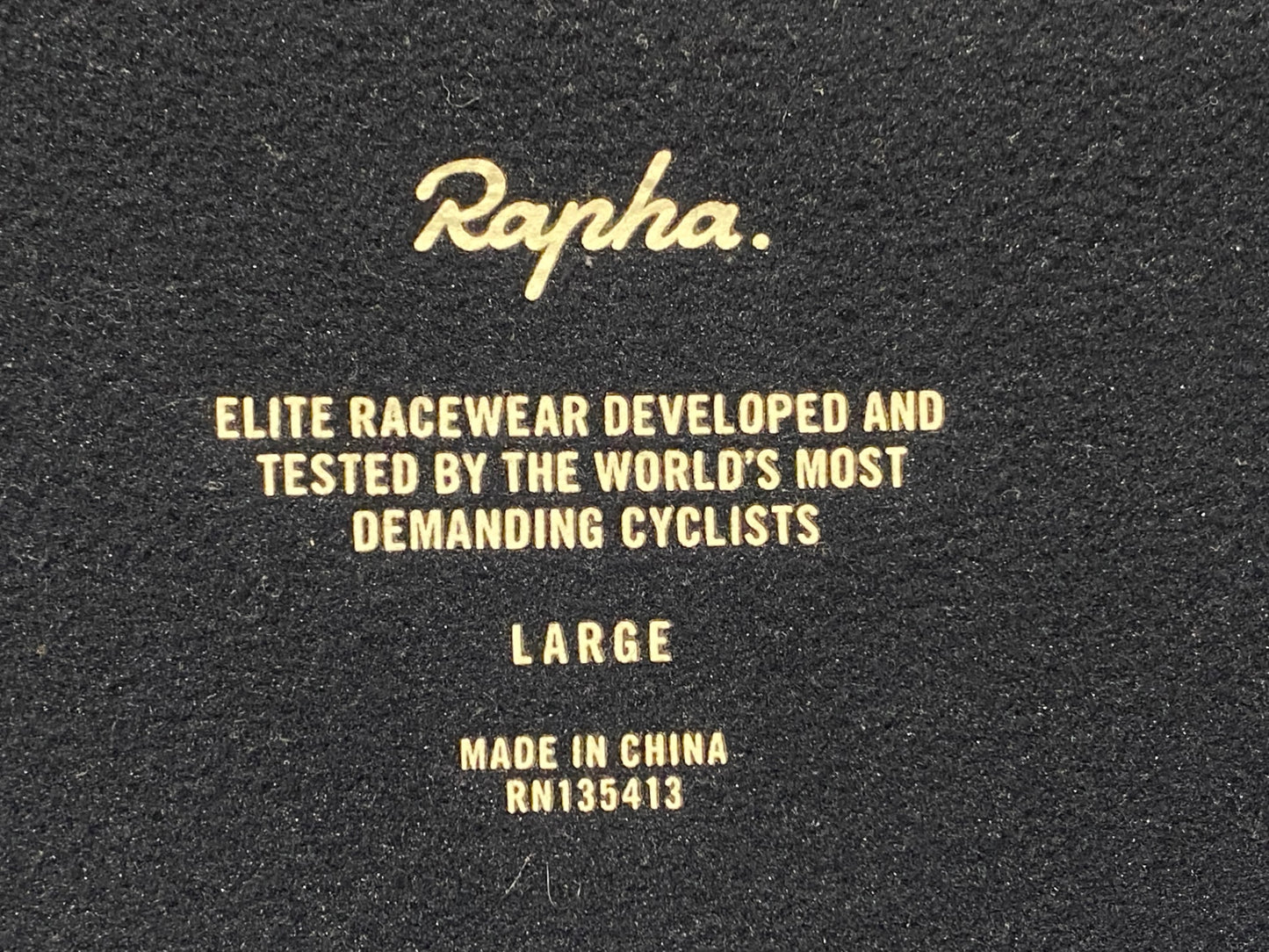 IS676 ラファ RAPHA PRO TEAM TRAINING JACKET 長袖 サイクルジャージ 黒 L