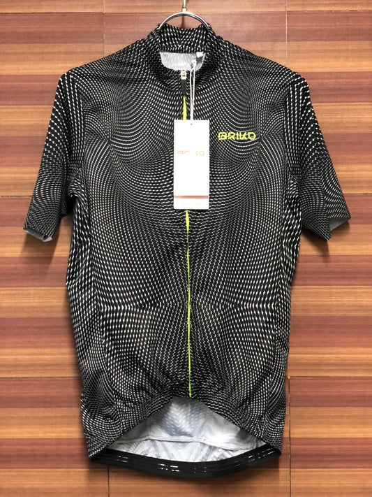 IL854 ブリコ BRIKO CLASSIC JERSEY 2.0 半袖サイクルジャージ 黒 S