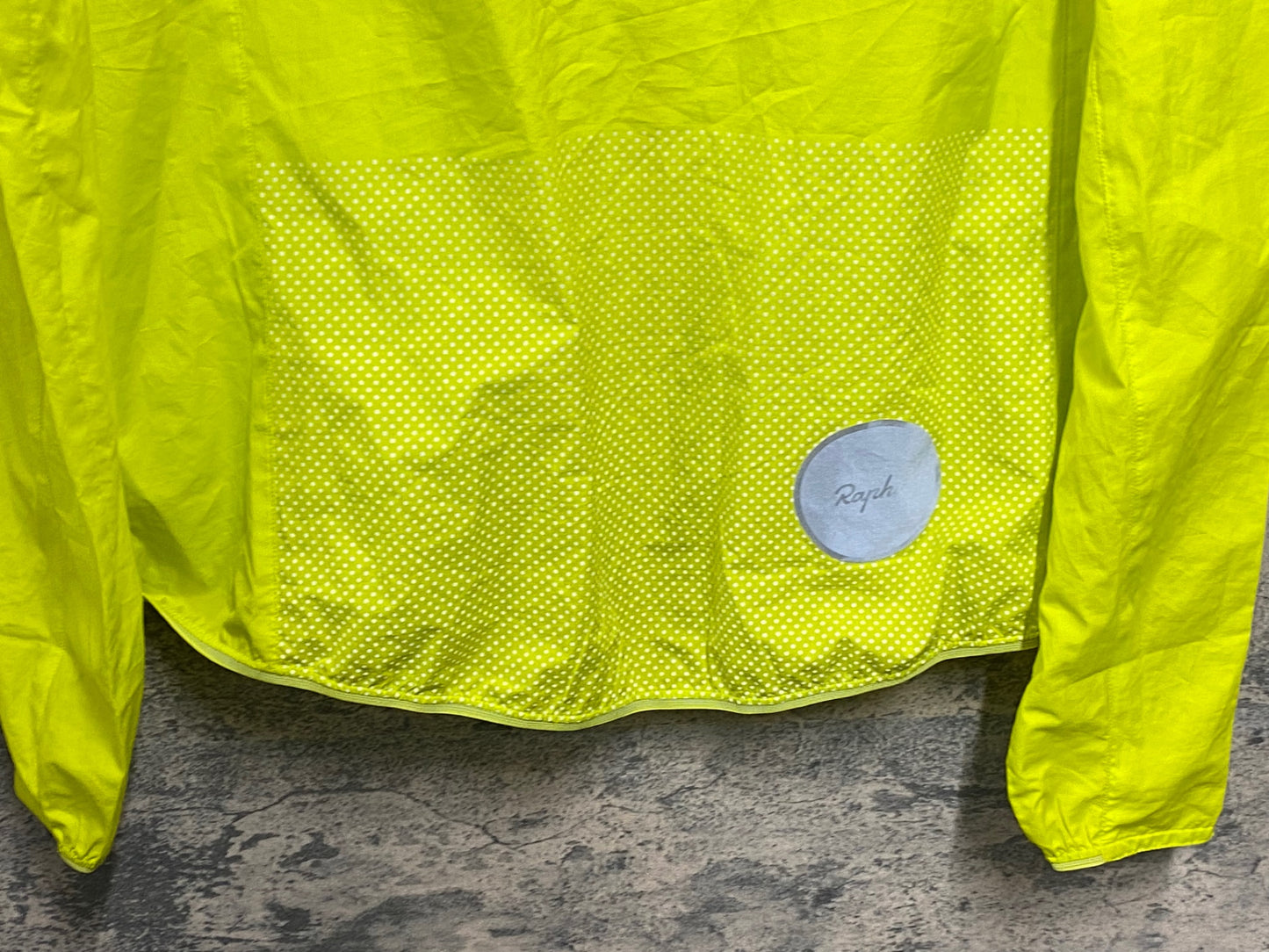 JC608 ラファ Rapha COMMUTER LIGHTWEIGHT JACKET 長袖 サイクルジャケット 黄 M